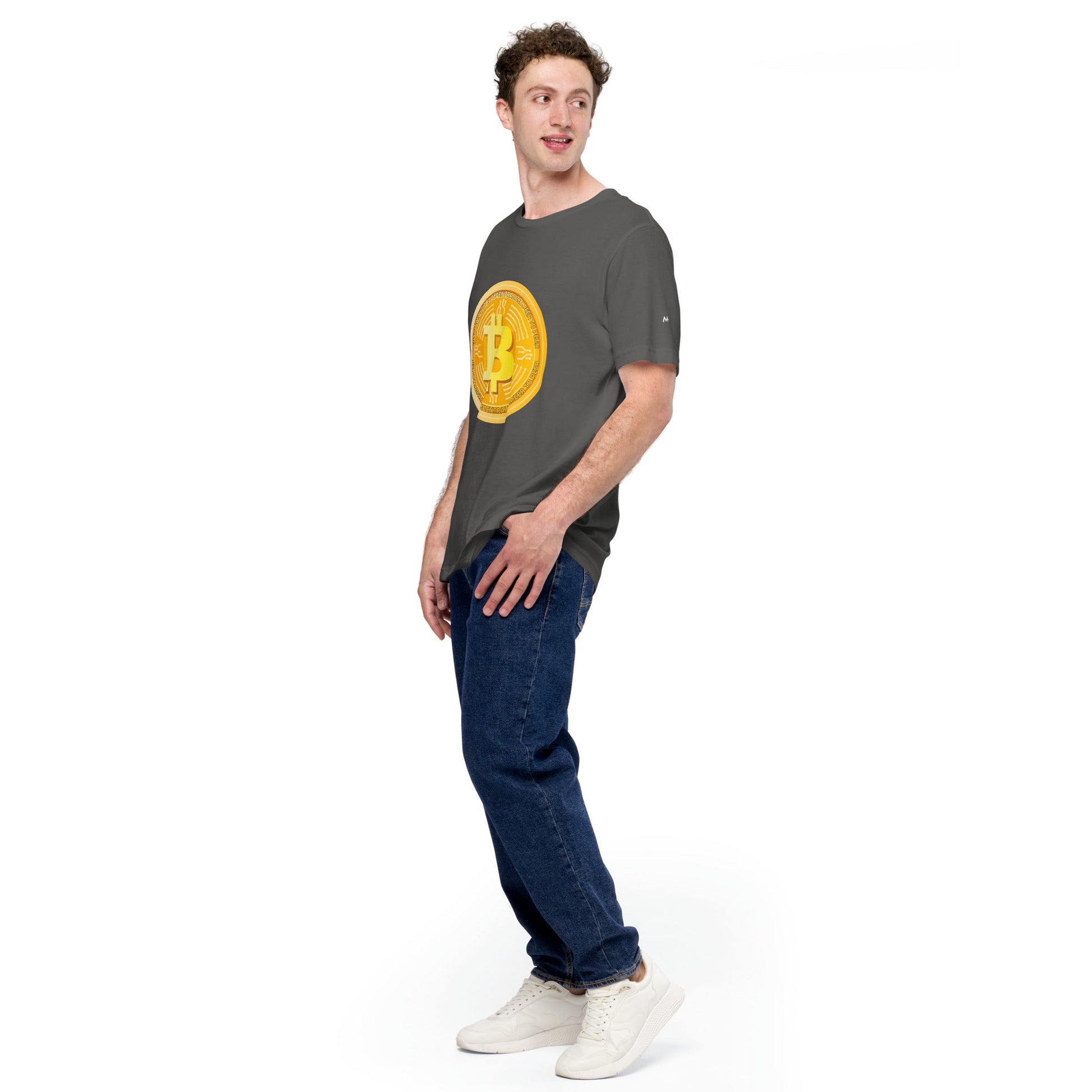 Bitcoin Medal - Unisex t-shirt by DarkByteGear