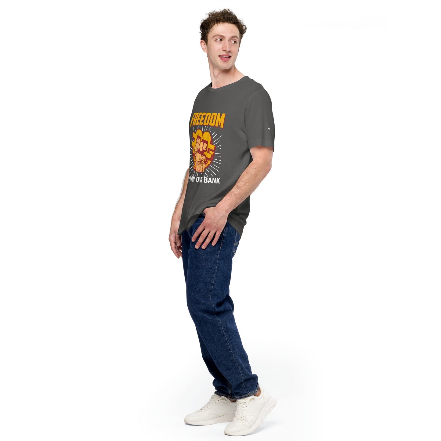 Bitcoin Freedom; I am my Own Bank - Unisex t-shirt by DarkByteGear