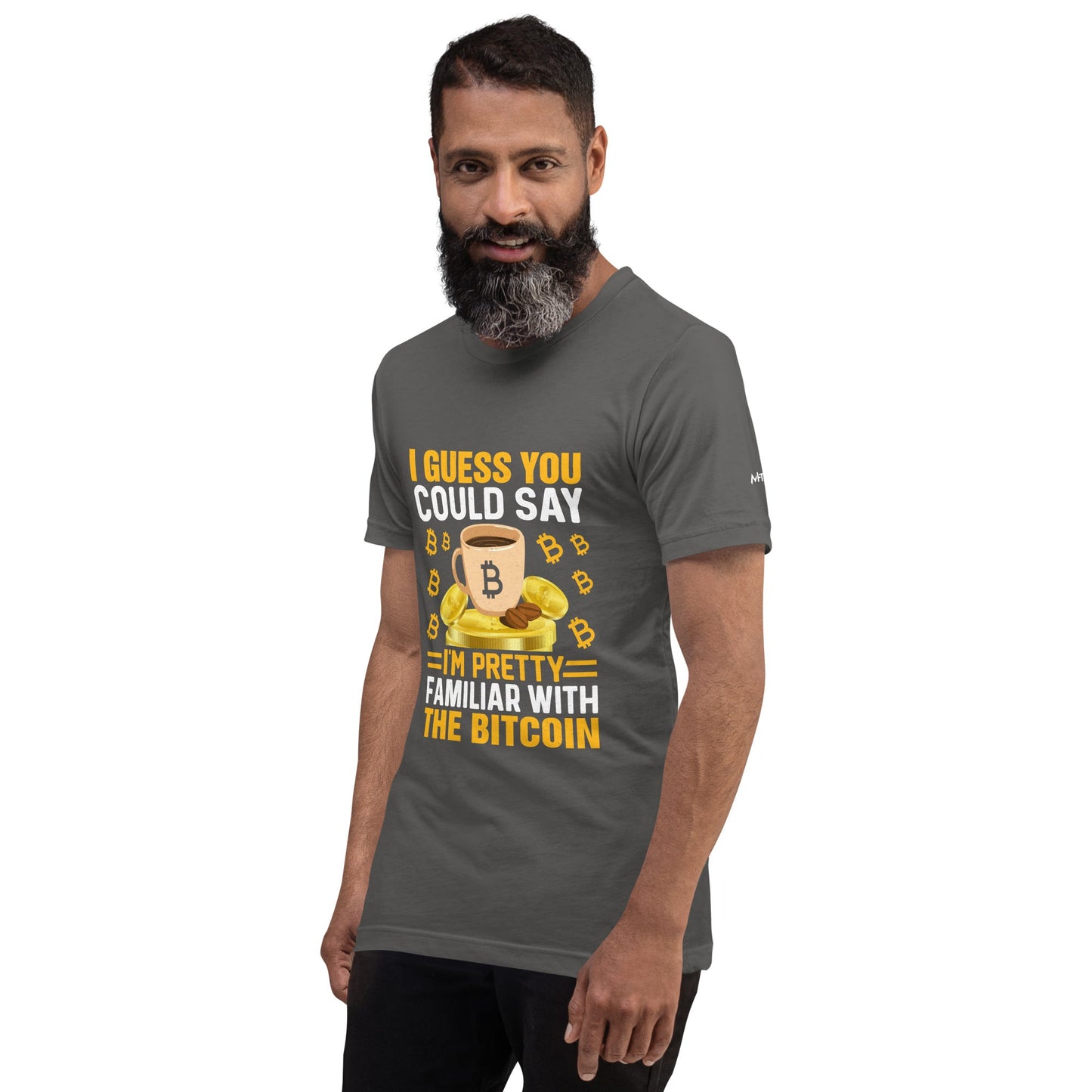 I guess you could say I am pretty familiar with the Bitcoin - Unisex t-shirt by DarkByteGear