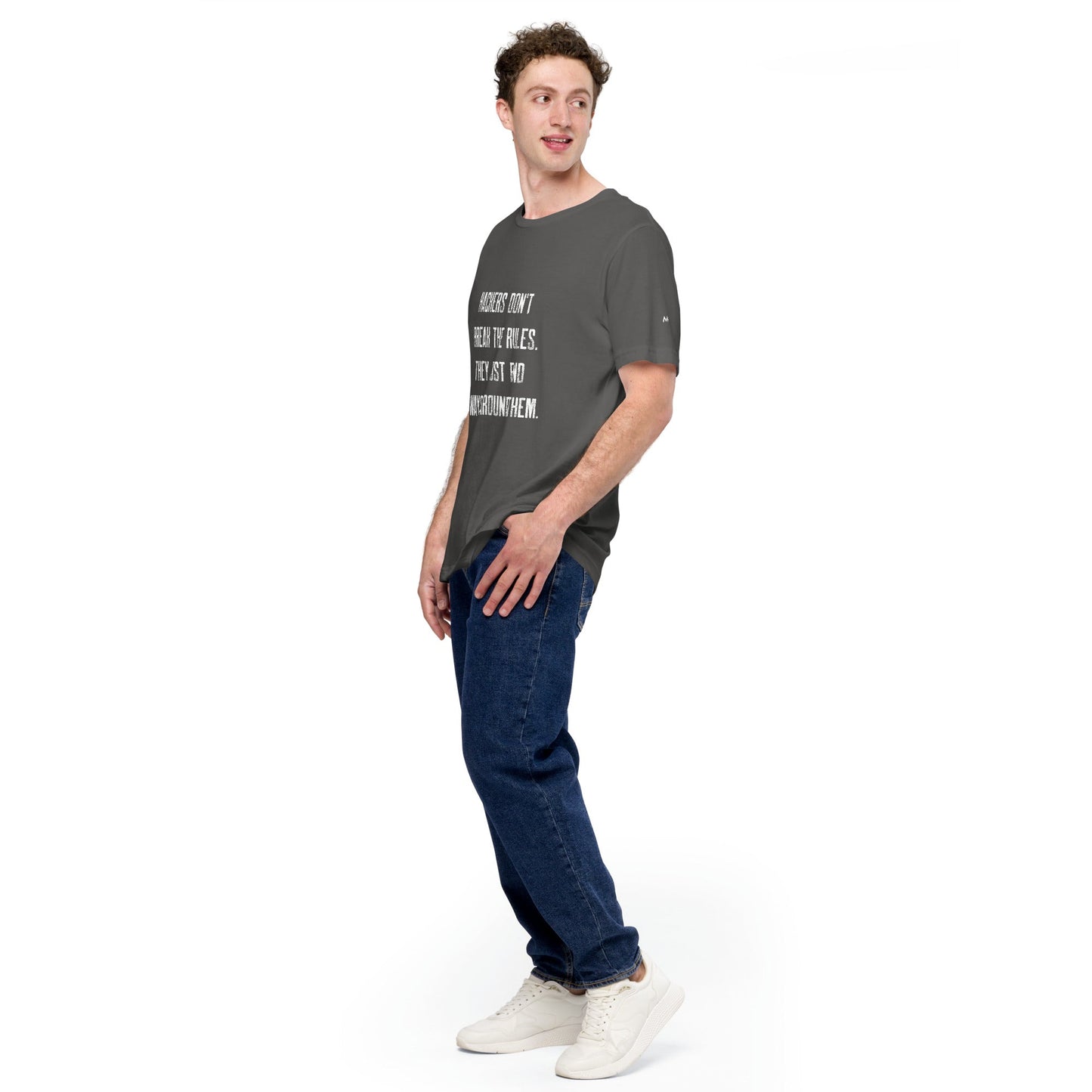 Hackers don't break the rules, they just find ways around them V1 - Unisex t-shirt by DarkByteGear