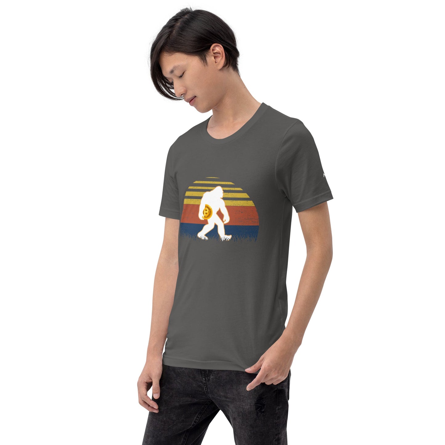 Retro Bitcoin - Unisex t-shirt by DarkByteGear