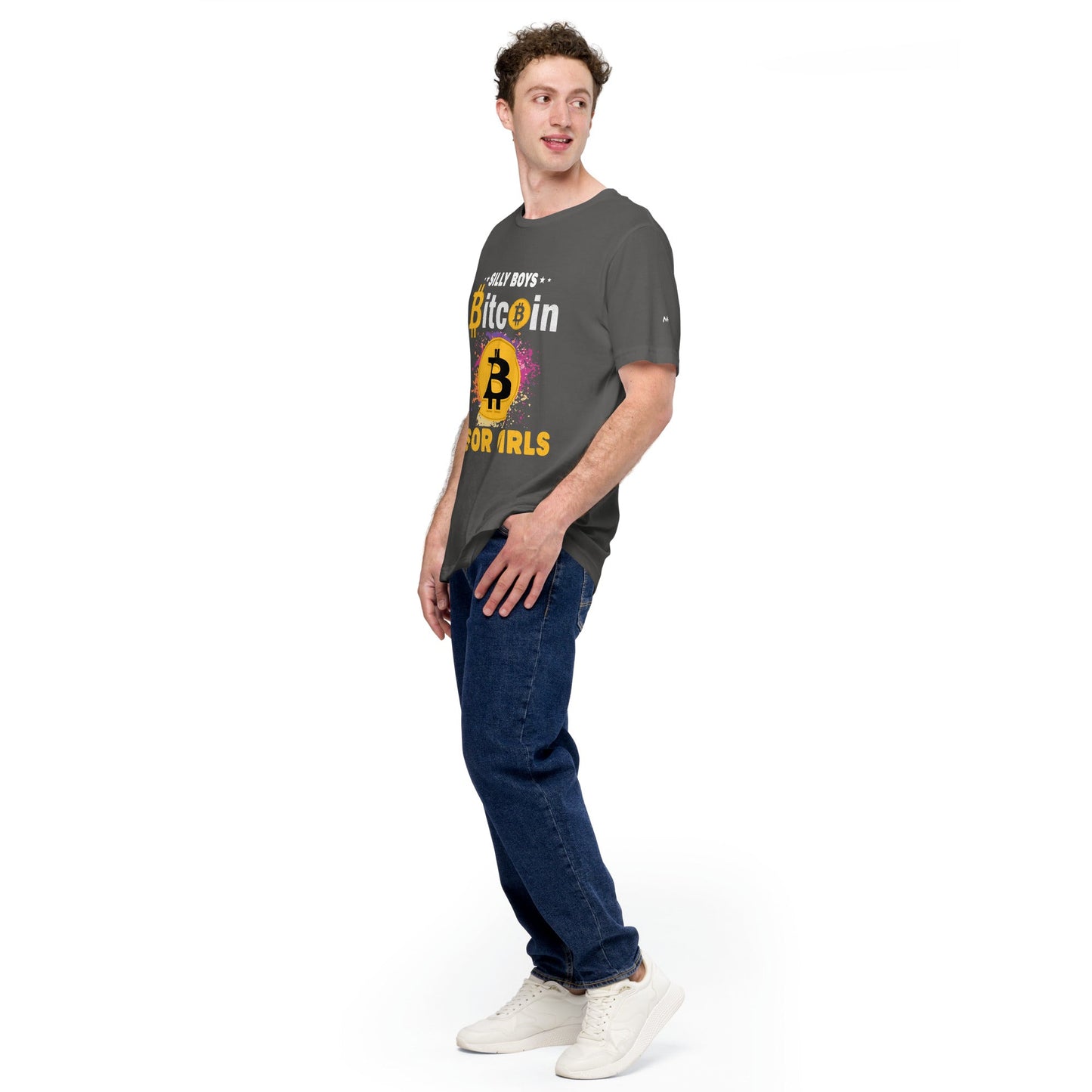 *Silly Boys* : BTC is for Girls - Unisex t-shirt by DarkByteGear