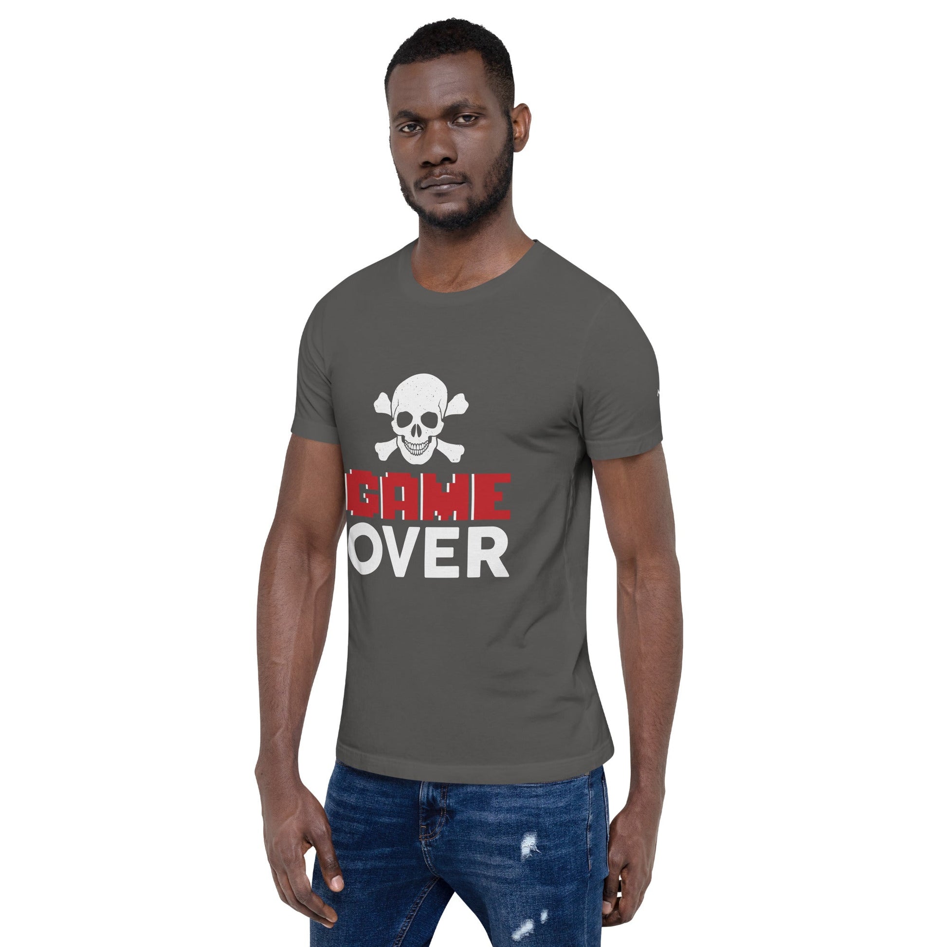 Game Over - Unisex t-shirt ( Back Print ) by DarkByteGear