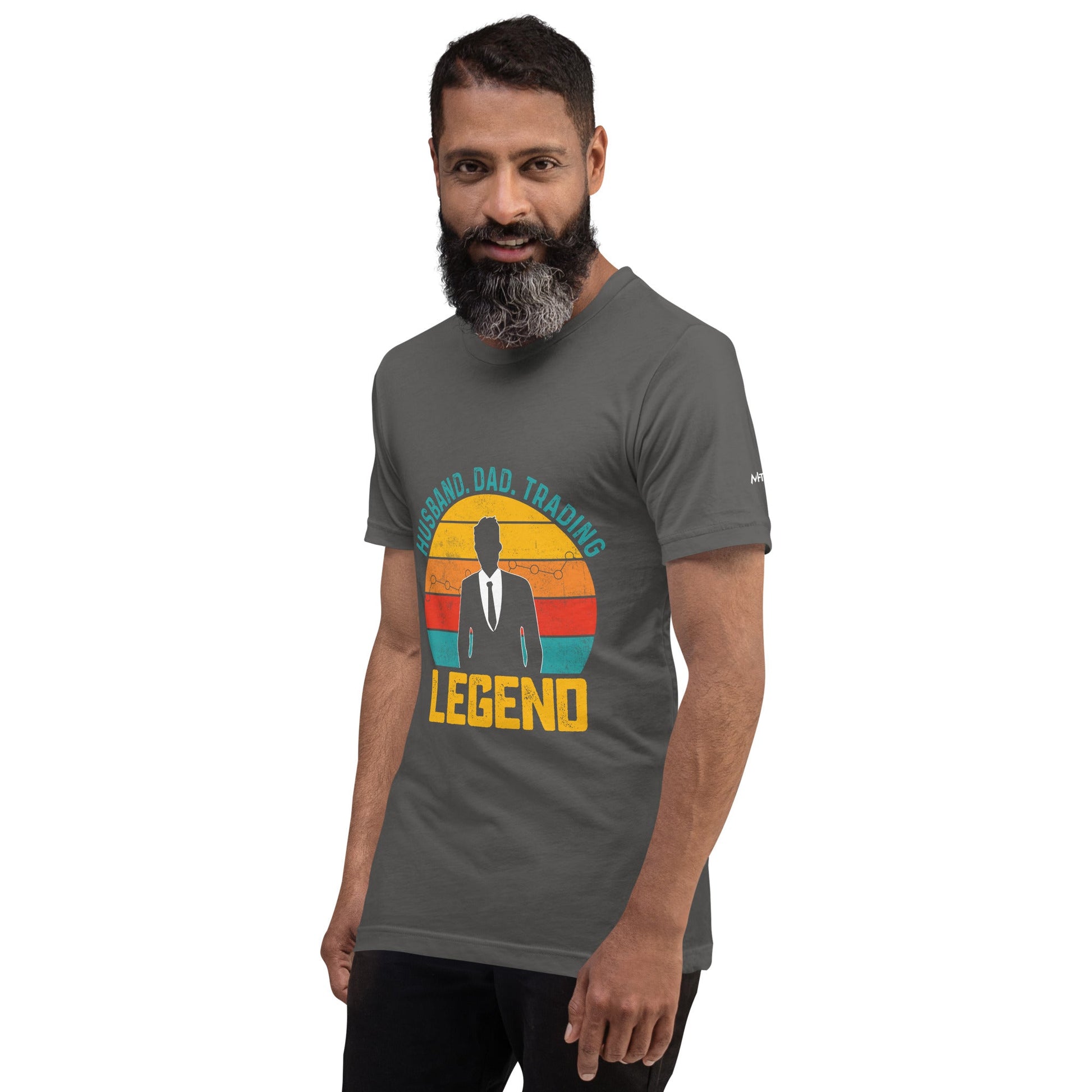 Husband.Dad.Trading Legend - Unisex t-shirt by DarkByteGear