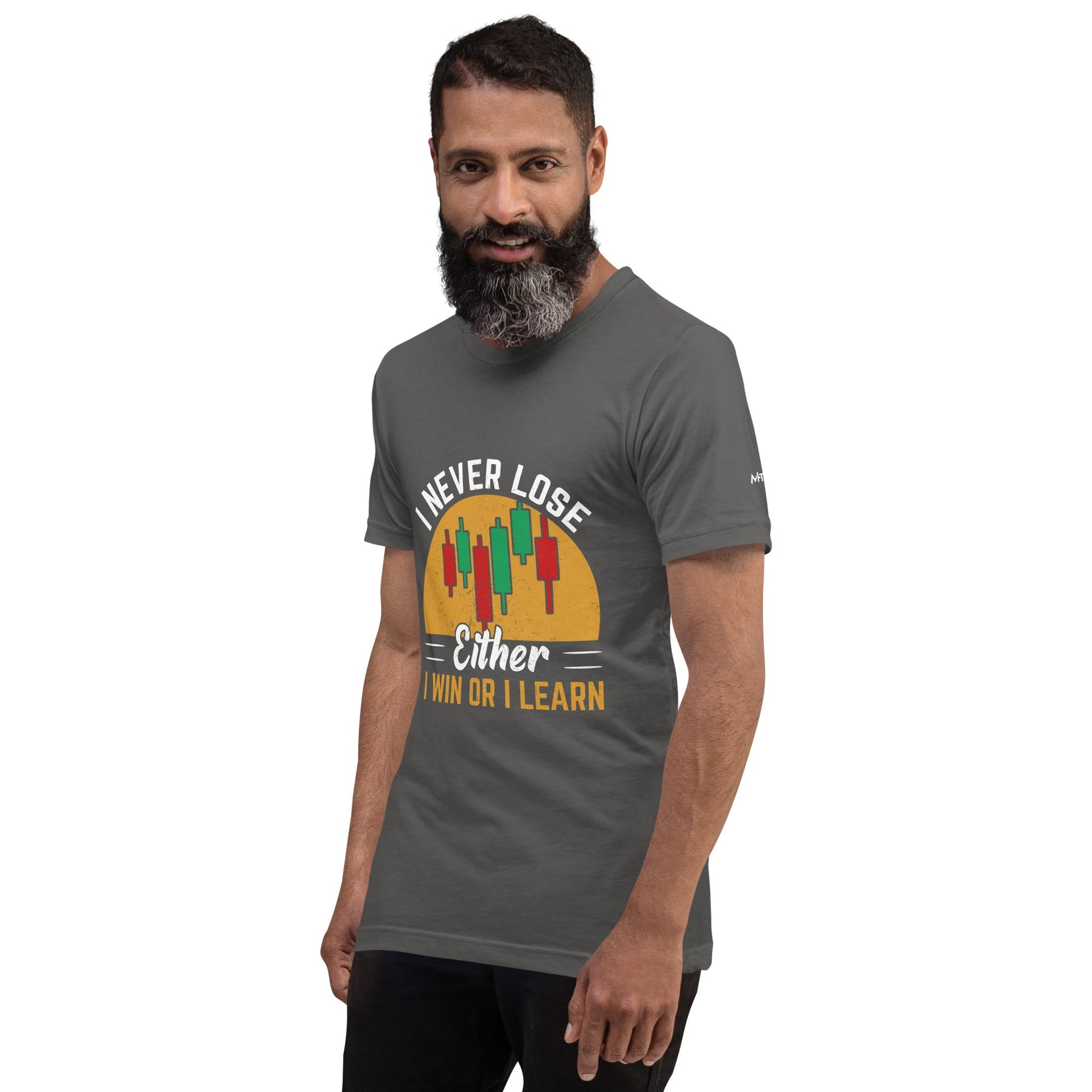 I never Lose: Either I win or I learn V1 - Unisex t-shirt by DarkByteGear