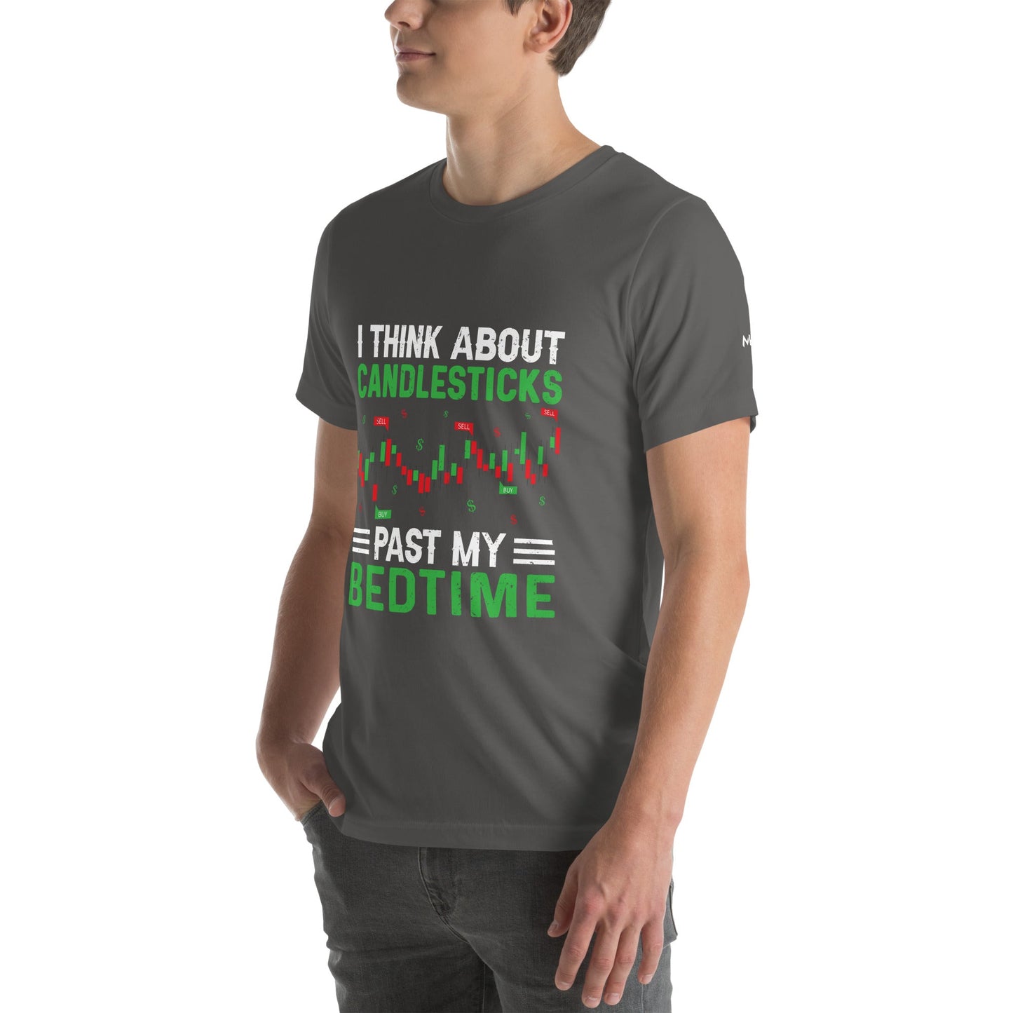I think about Candle Sticks past my Bedtime - Unisex t-shirt by DarkByteGear