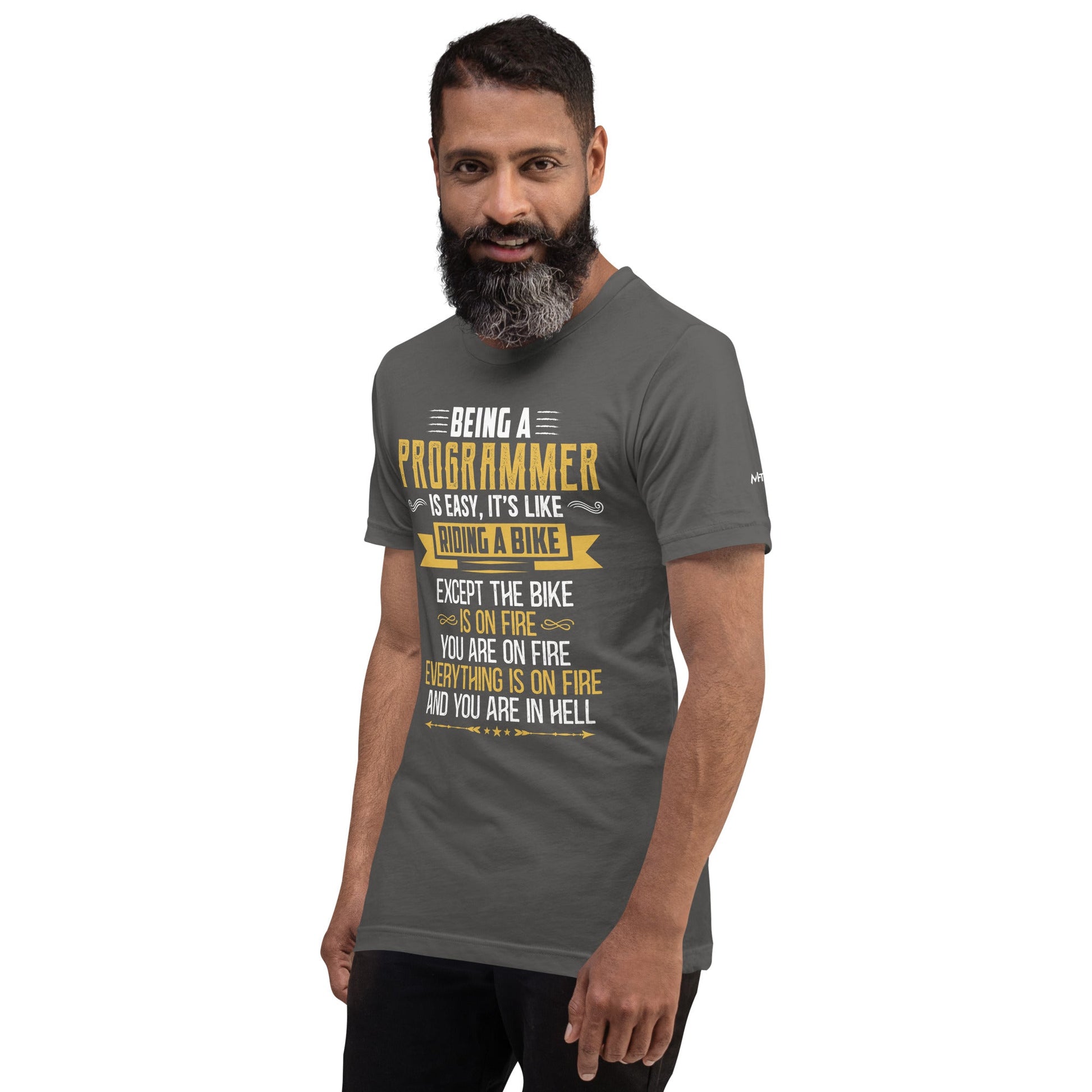 Being a Programmer is easy V2 - Unisex t-shirt by DarkByteGear