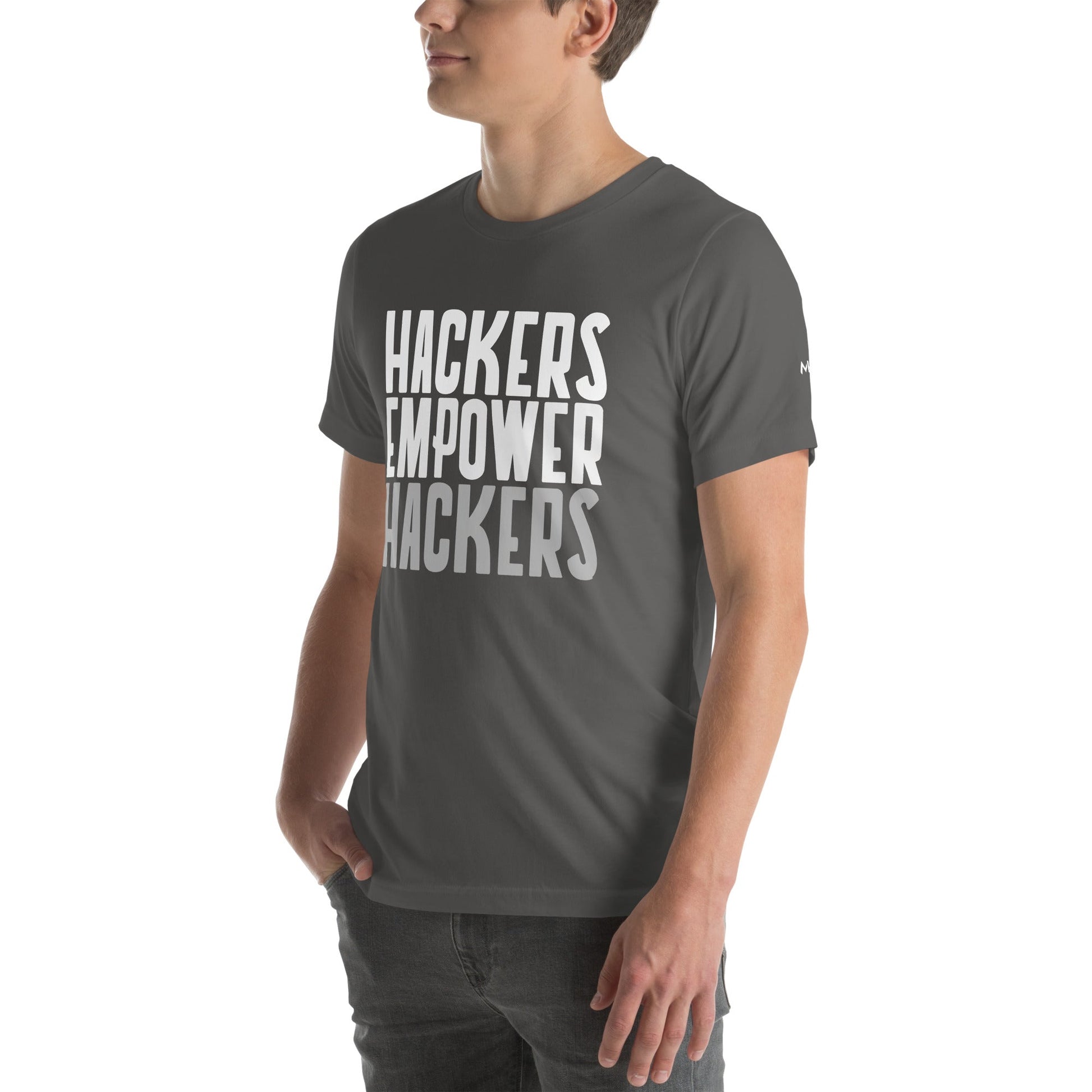 Hackers Empower Hackers - Unisex t-shirt by DarkByteGear