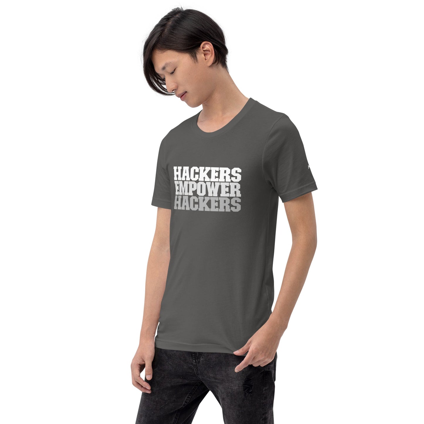Hackers Empower Hackers V2 - Unisex t-shirt by DarkByteGear