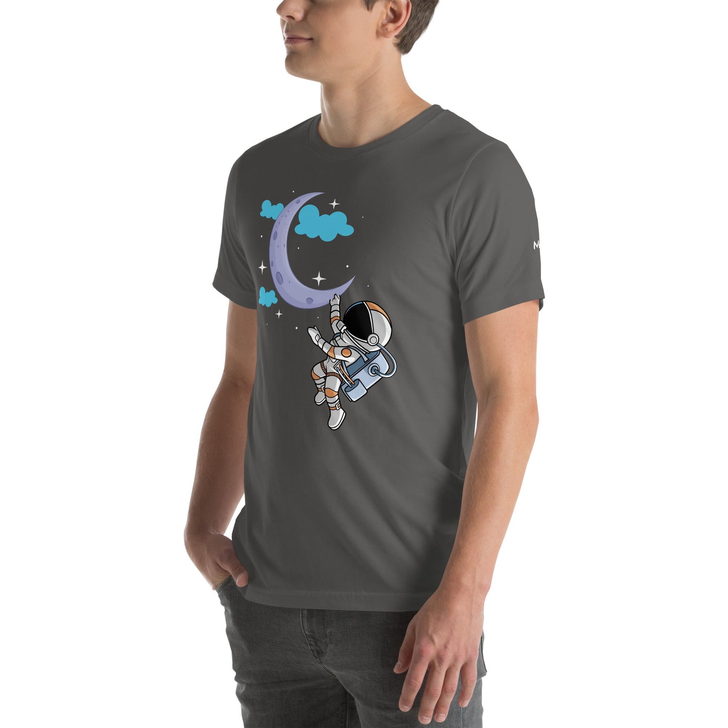 Full Moon Astronaut - Unisex t-shirt by DarkByteGear