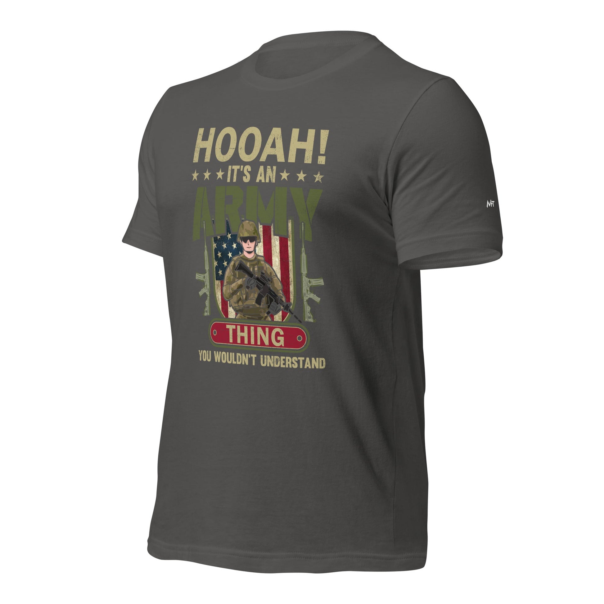 HOOAH! It's an Army thing you wouldn't understand - Unisex t-shirt by DarkByteGear