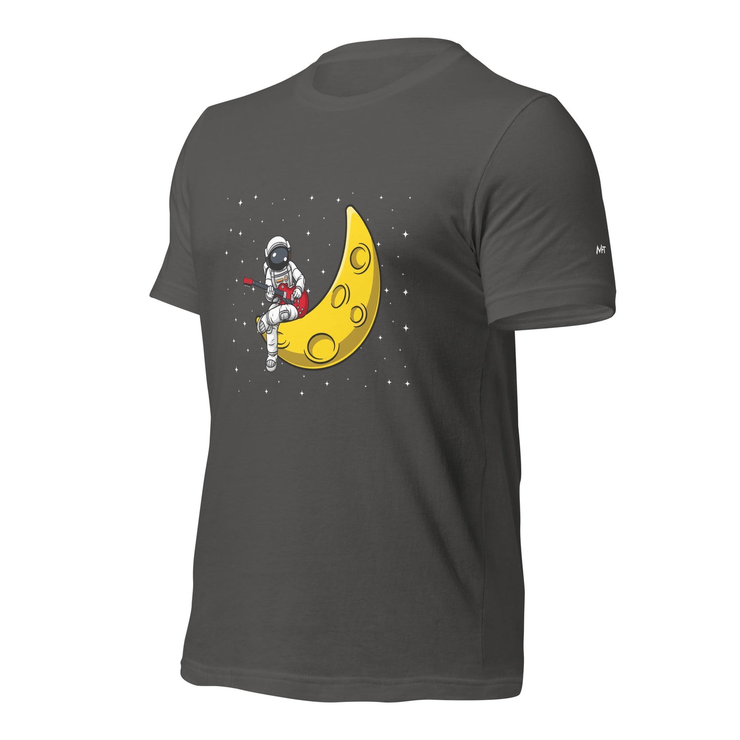 Astronaut Playing - Unisex t-shirt by DarkByteGear