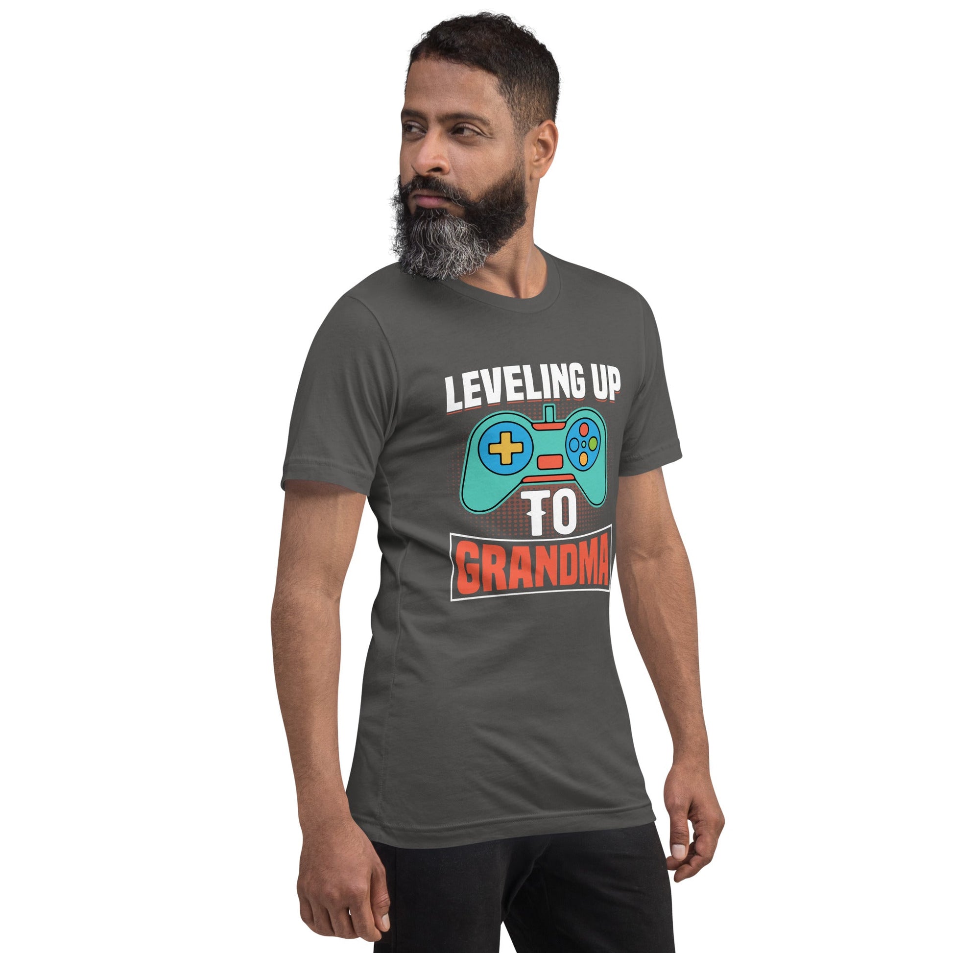 Leveling up to Grandma - Unisex t-shirt by DarkByteGear