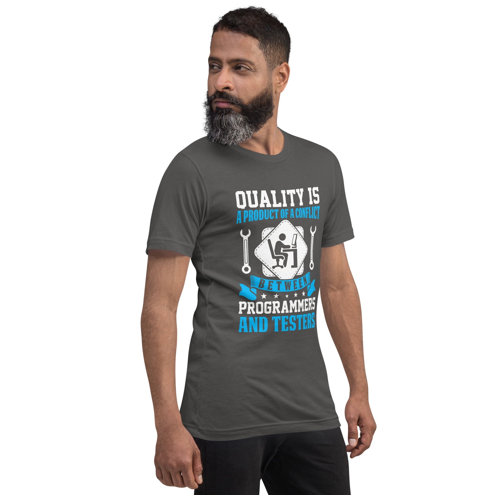 Quality is a Product of a conflict -Unisex t-shirt by DarkByteGear