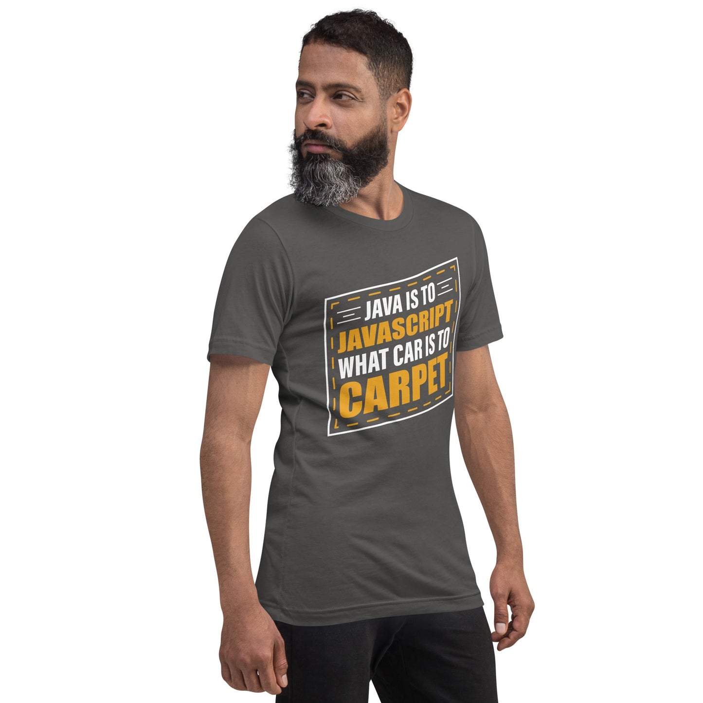 Java is to JavaScript - Unisex t-shirt by DarkByteGear