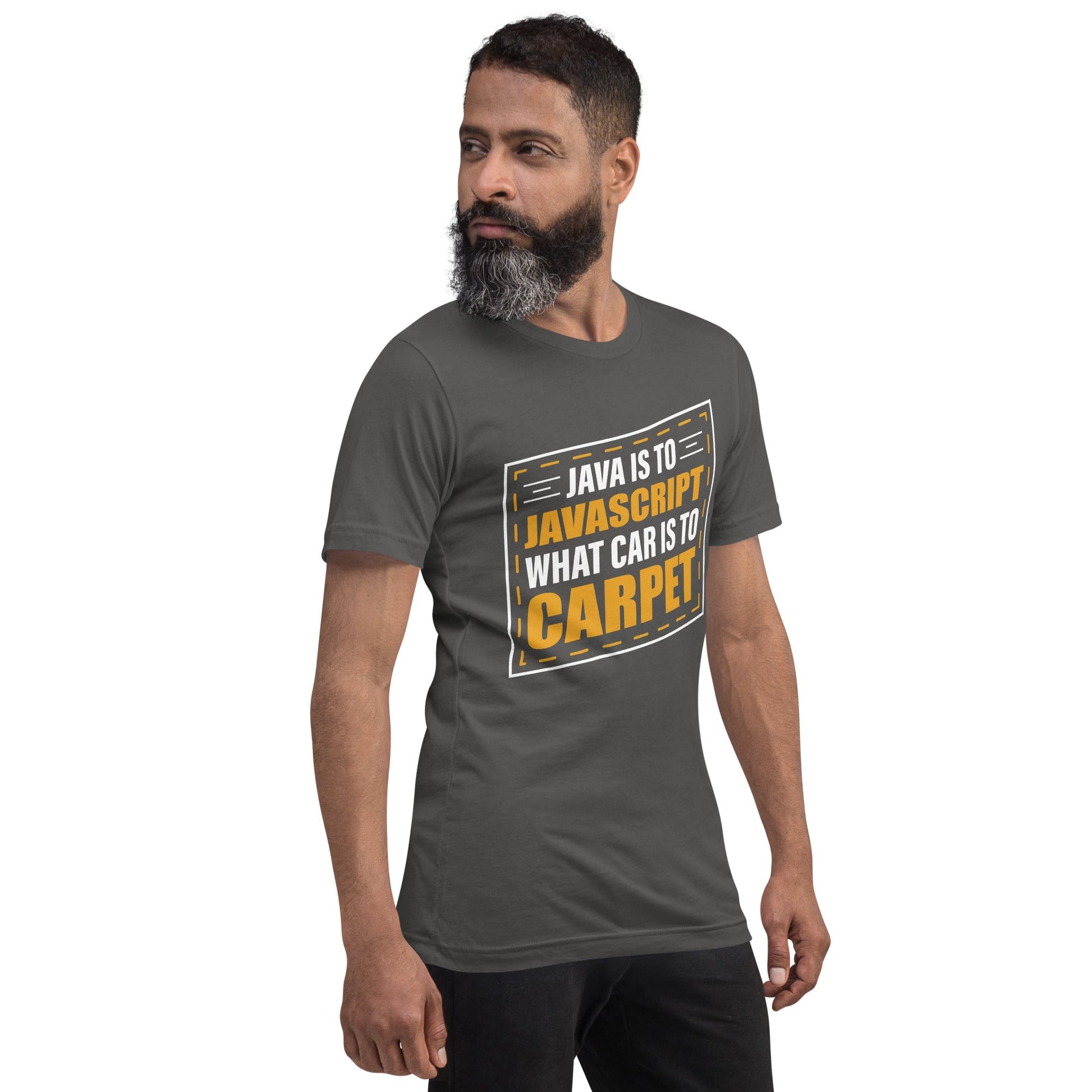 Java is to JavaScript - Unisex t-shirt by DarkByteGear