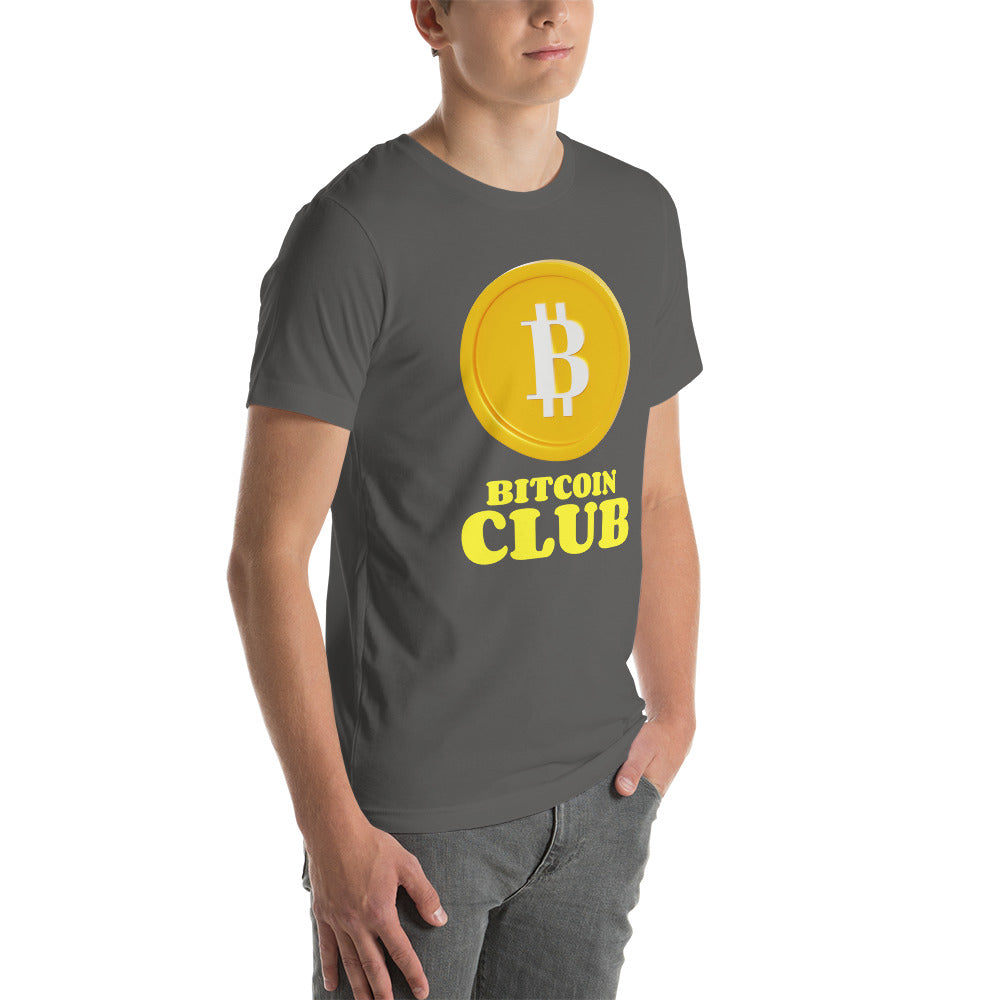 BITCOIN CLUB V1 - Unisex T-shirt by DarkByteGear