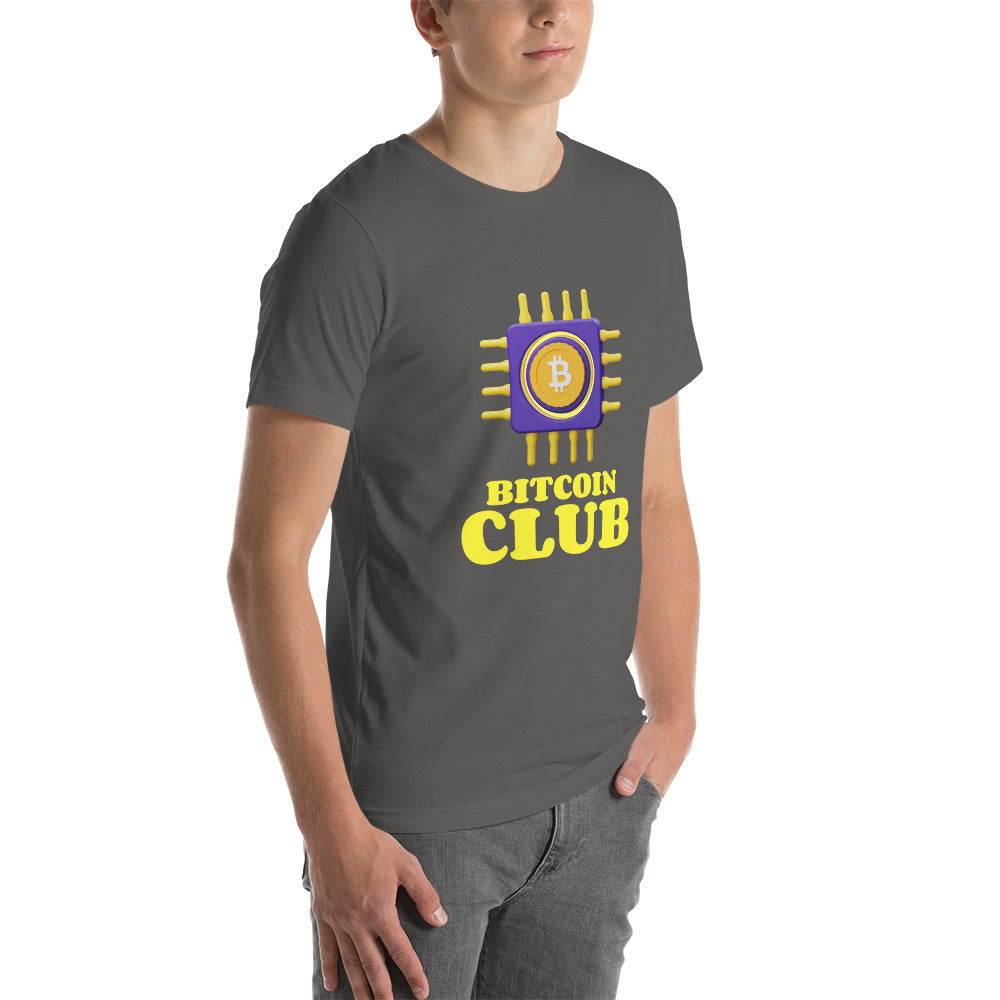 BITCOIN CLUB V3 - Unisex t-shirt by DarkByteGear