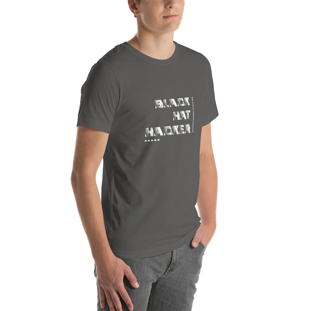 Black Hat Hacker V13 Unisex t-shirt by DarkByteGear