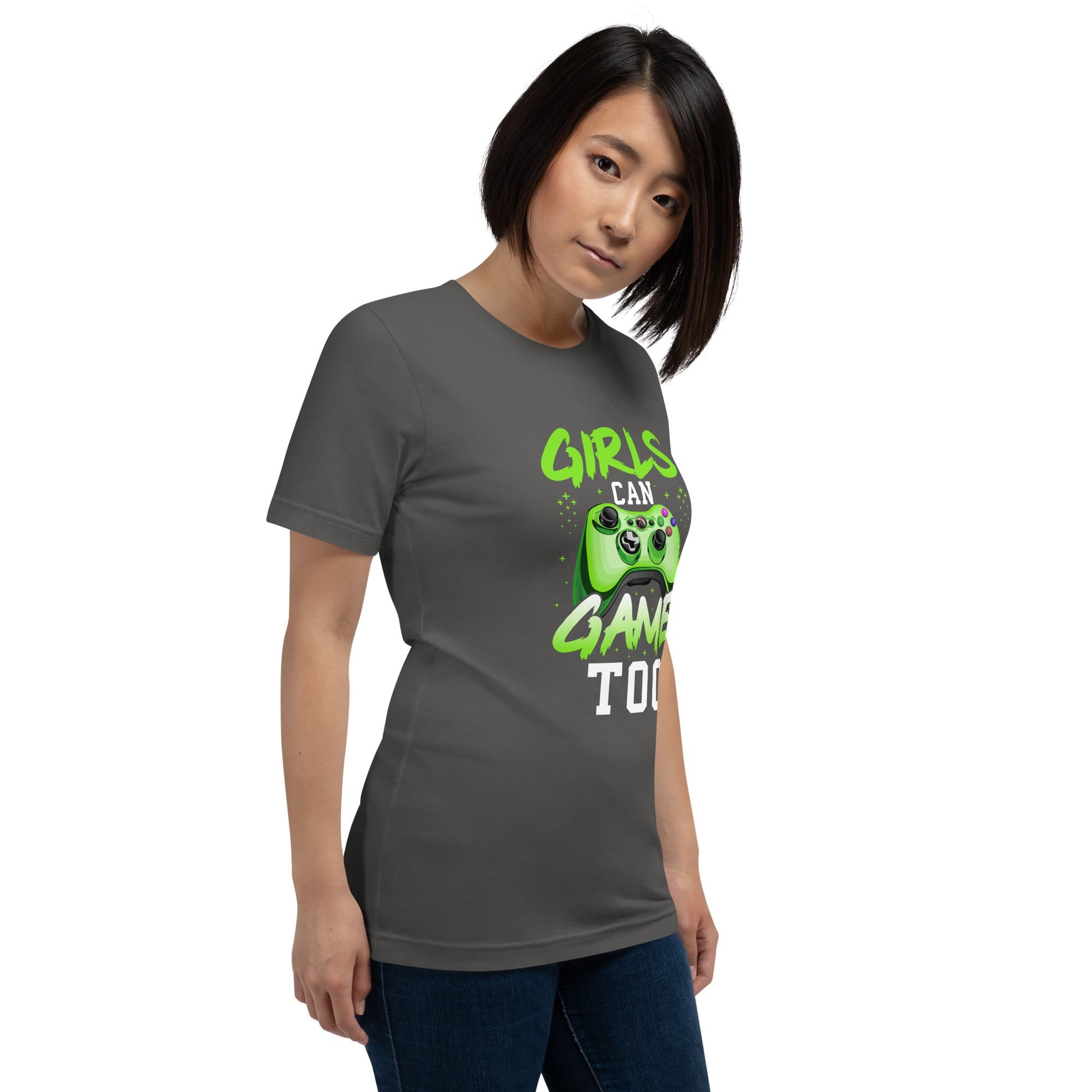 Girls can Game too Unisex t-shirt by DarkByteGear