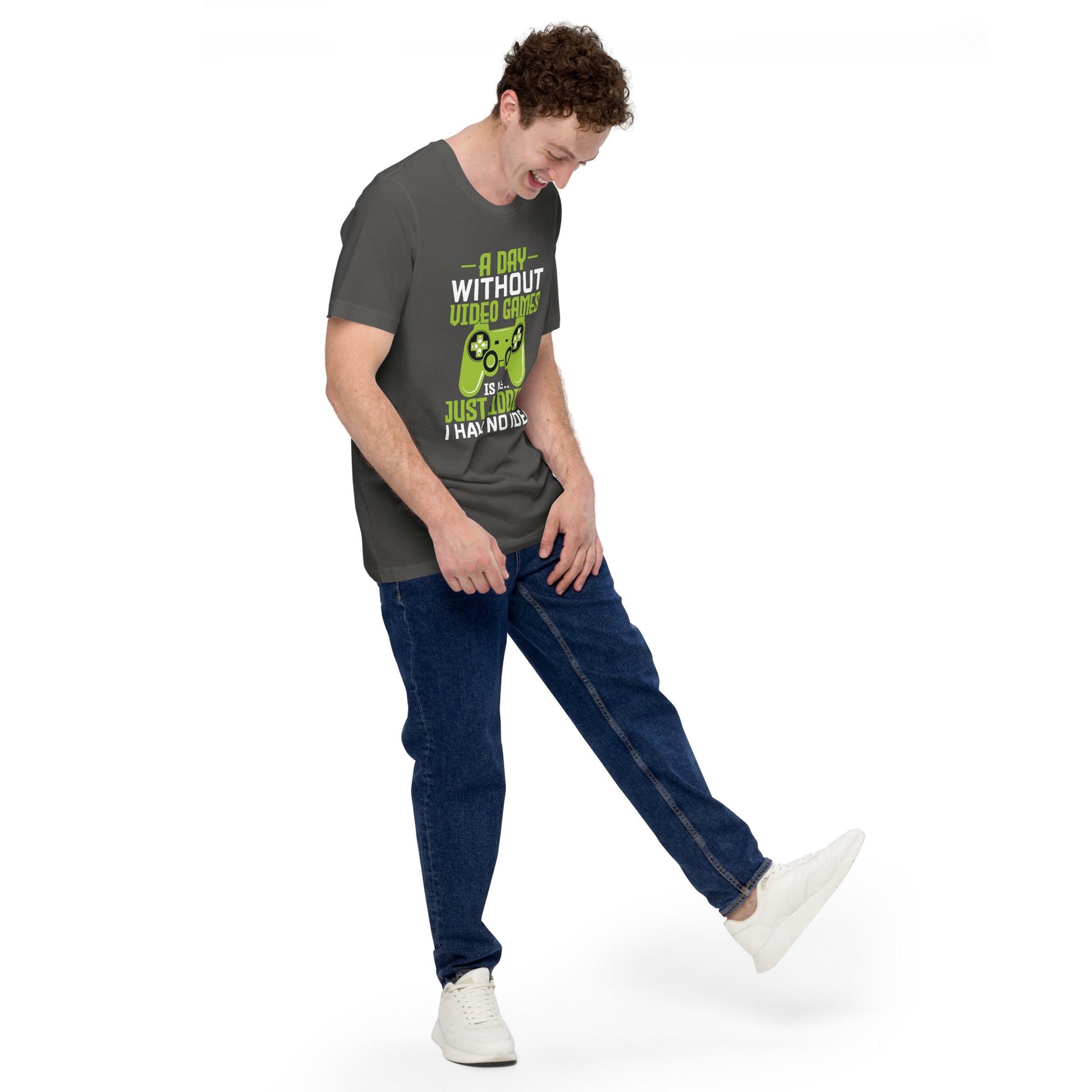 A Day without Video Games is Like - Unisex t-shirt by DarkByteGear