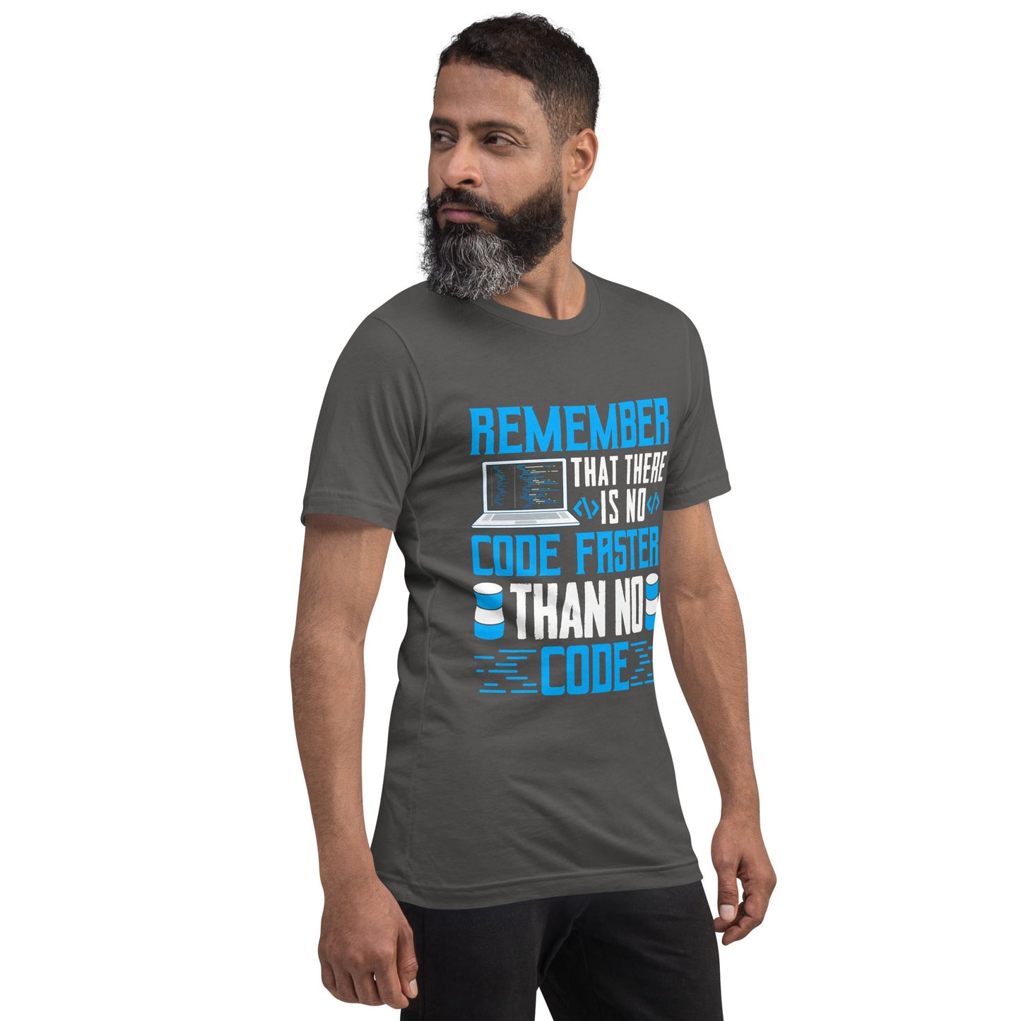 Remember! There is no code - Unisex t-shirt by DarkByteGear