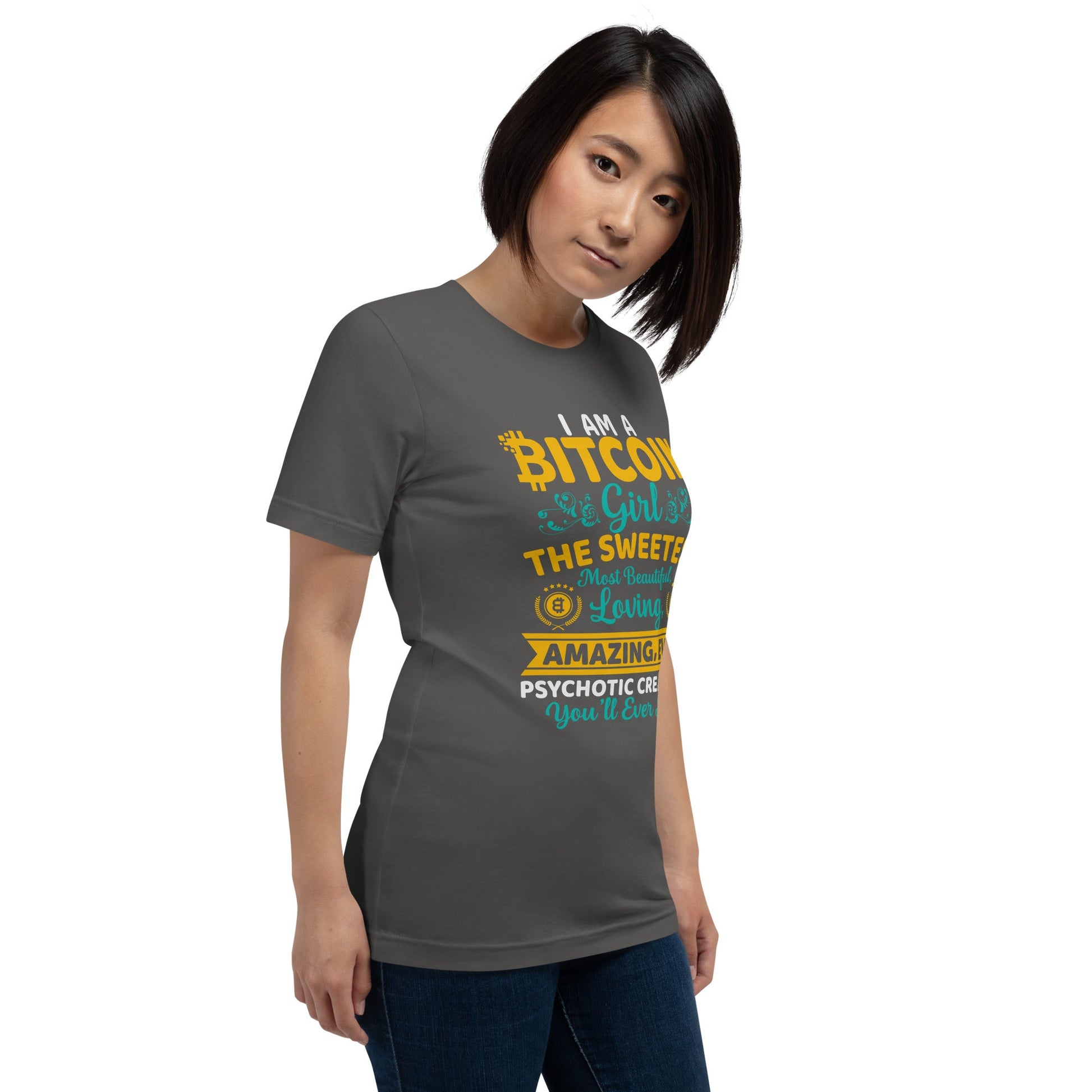 I am a Bitcoin Girl, the sweetest - Unisex t-shirt by DarkByteGear