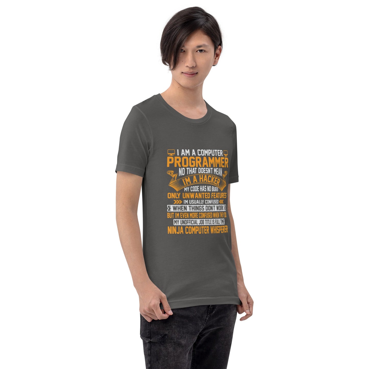 I am a Computer Programmer: Ninja Computer Whisperer - Unisex t-shirt by DarkByteGear