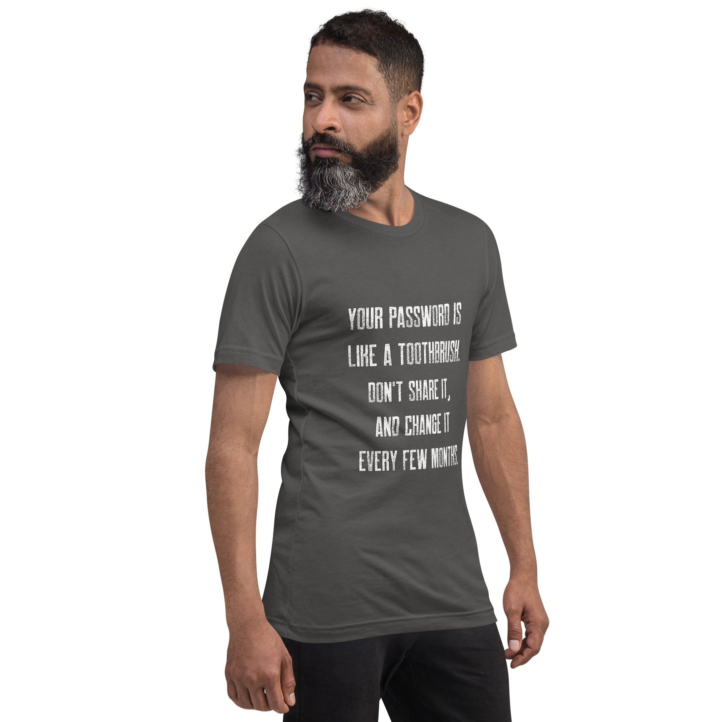 Your password is like a toothbrush V1 - Unisex t-shirt by DarkByteGear