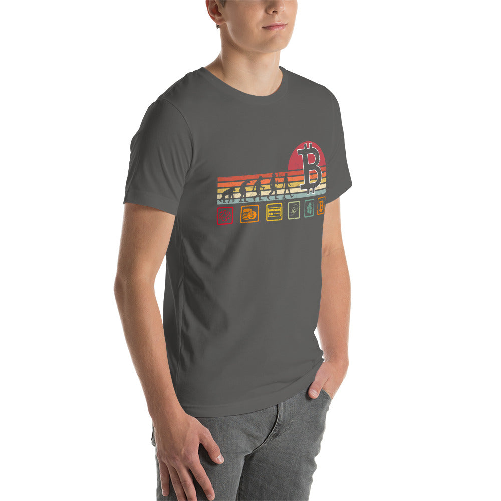 Bitcoin Evolution - Unisex t-shirt by DarkByteGear