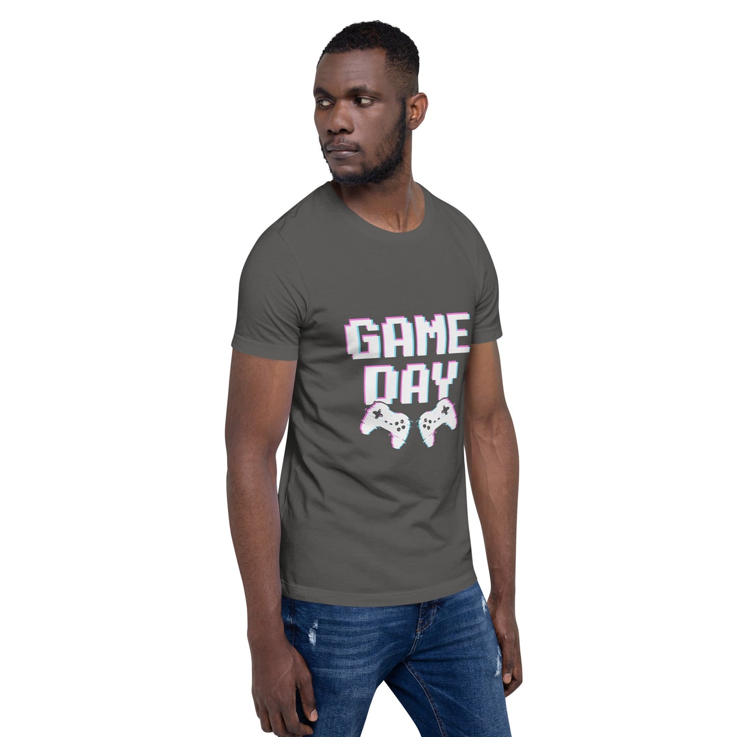 Game Day Lego White - Unisex t-shirt by DarkByteGear