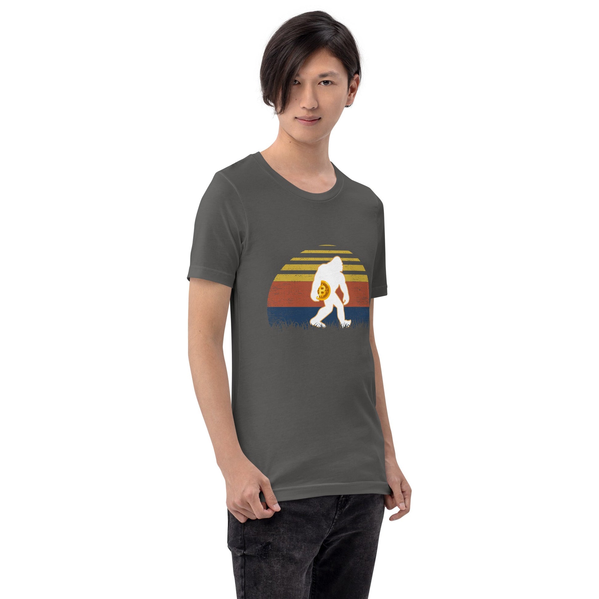 Retro Bitcoin - Unisex t-shirt by DarkByteGear
