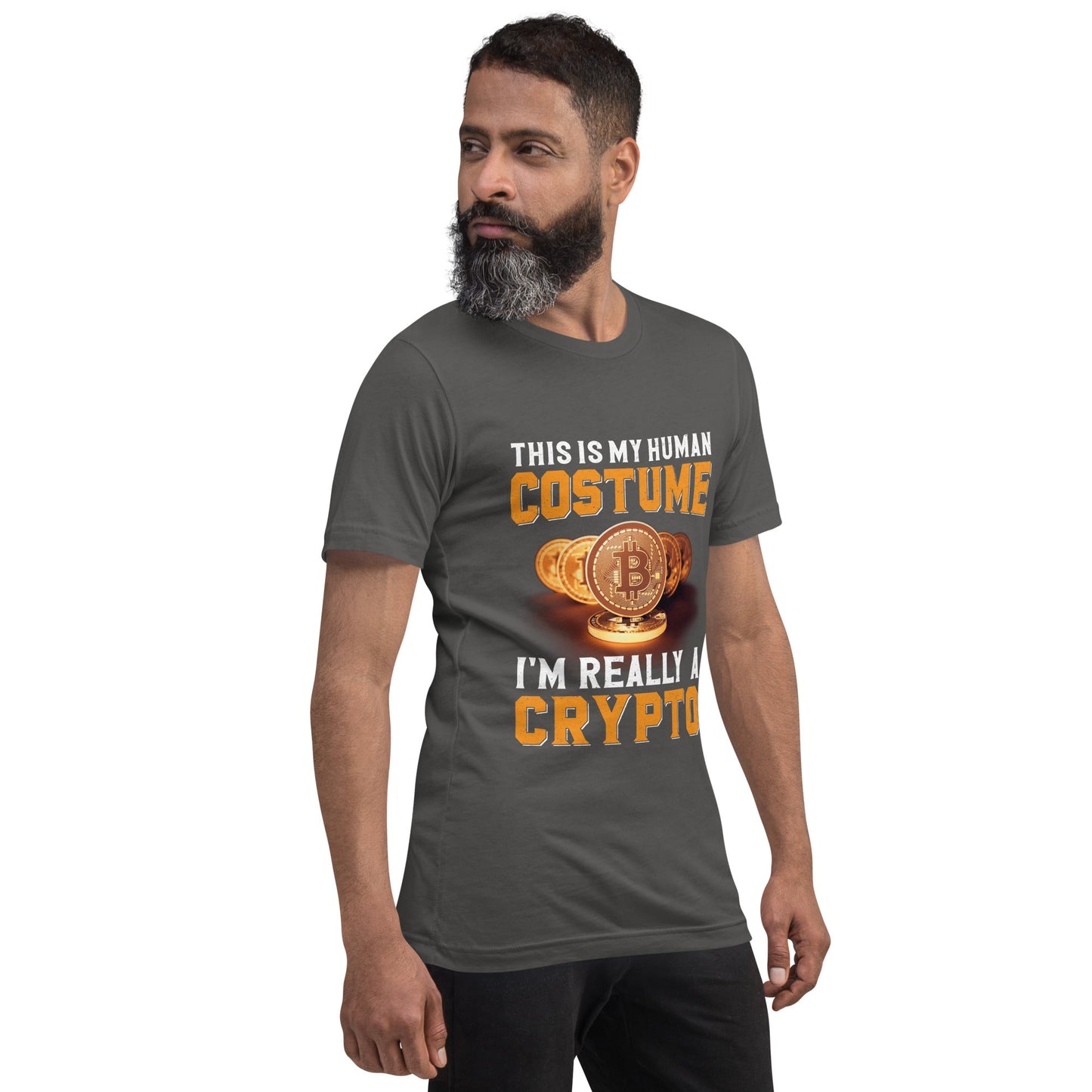 This is my Human Costume, I am a really a Crypto - Unisex t-shirt by DarkByteGear