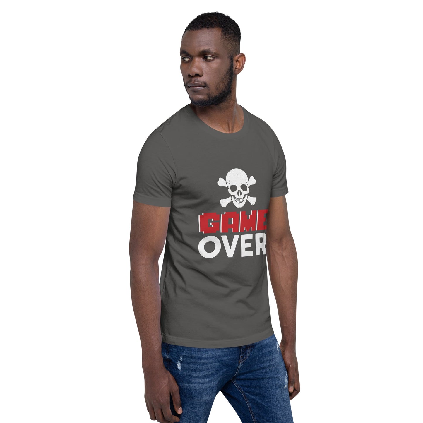 Game Over - Unisex t-shirt ( Back Print ) by DarkByteGear