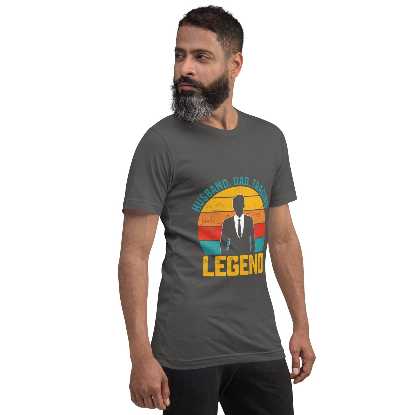 Husband.Dad.Trading Legend - Unisex t-shirt by DarkByteGear
