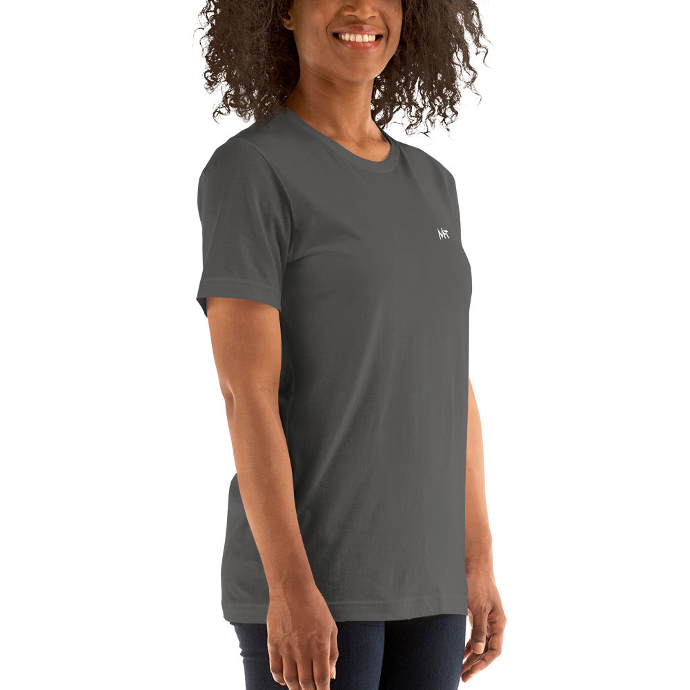Money can't Buy you happiness but it can Buy you Stock and that was close - Unisex t-shirt ( Back Print ) by DarkByteGear