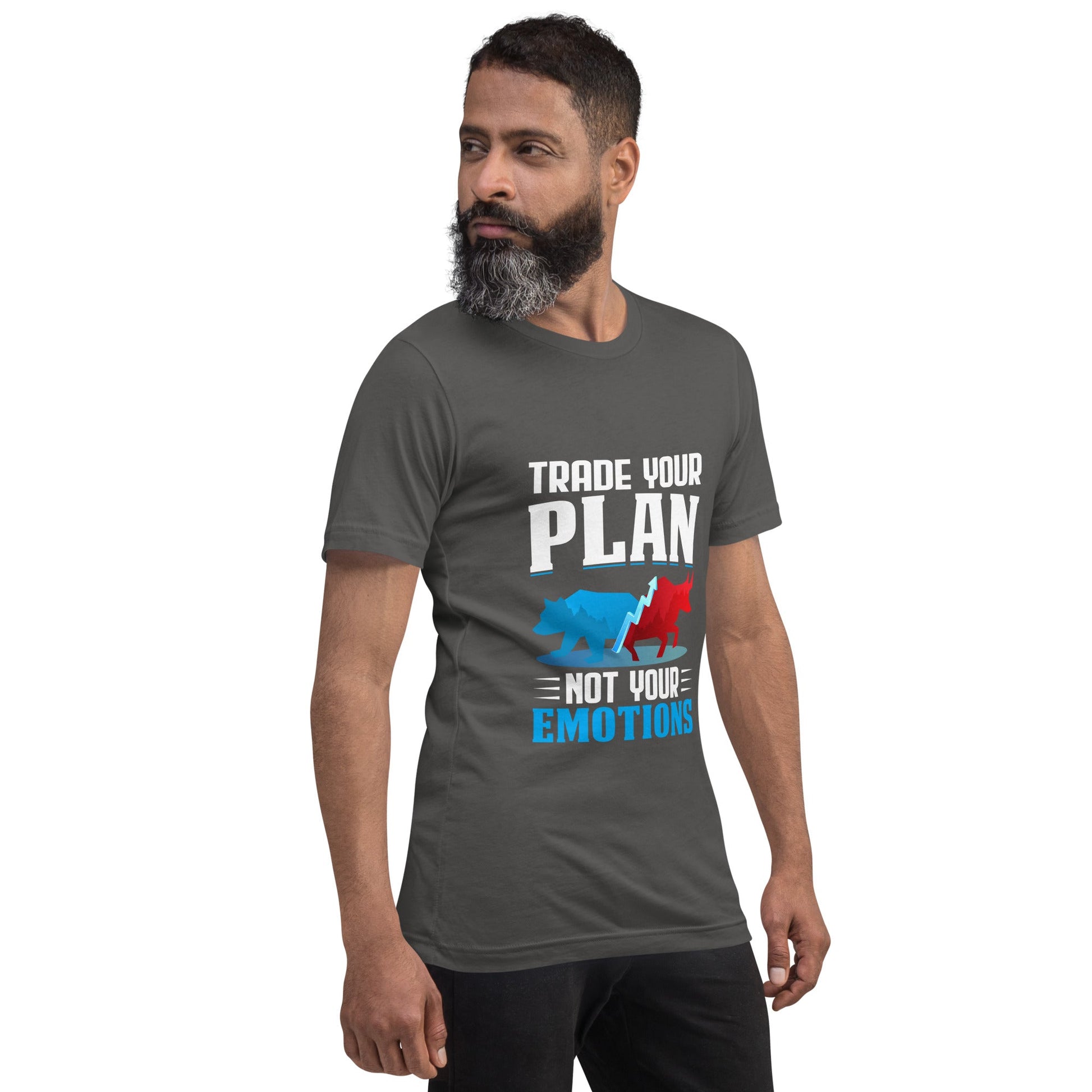 Trade your plan: not your emotion - Unisex t-shirt by DarkByteGear