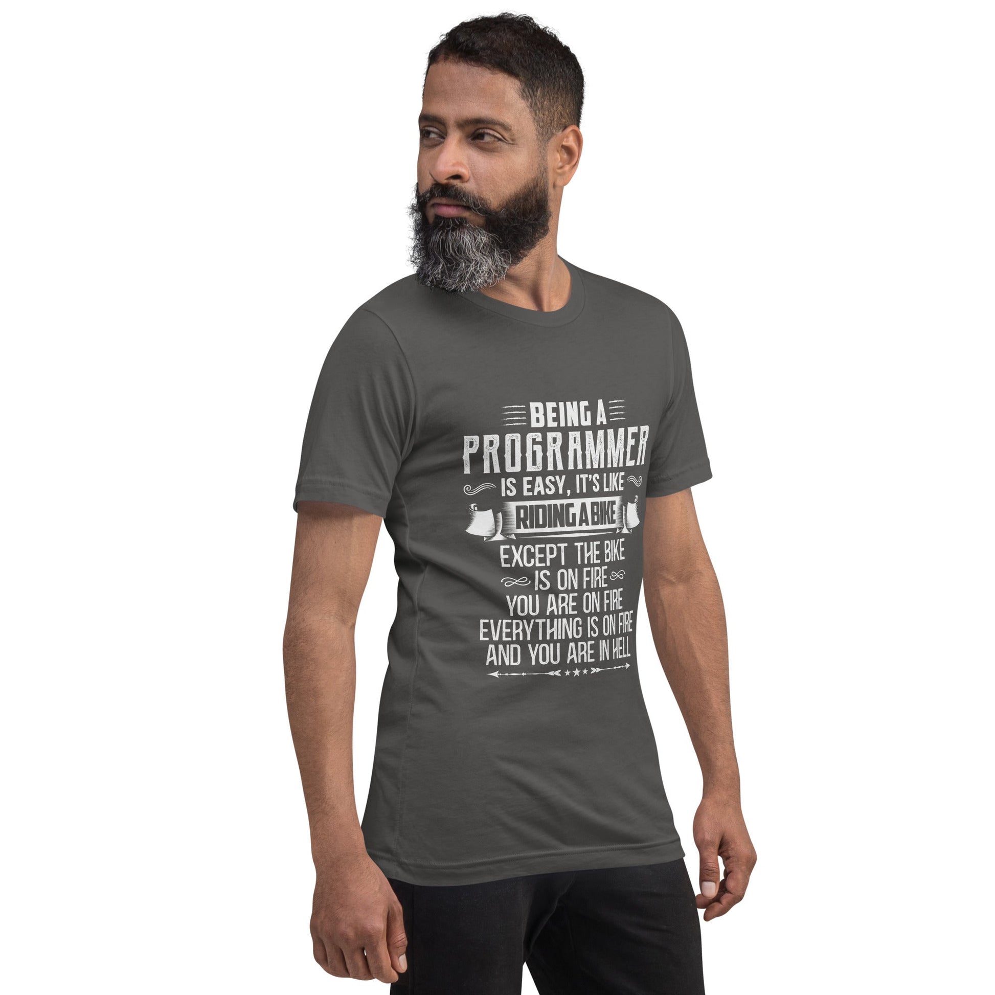 Being a Programmer is easy - Unisex t-shirt by DarkByteGear