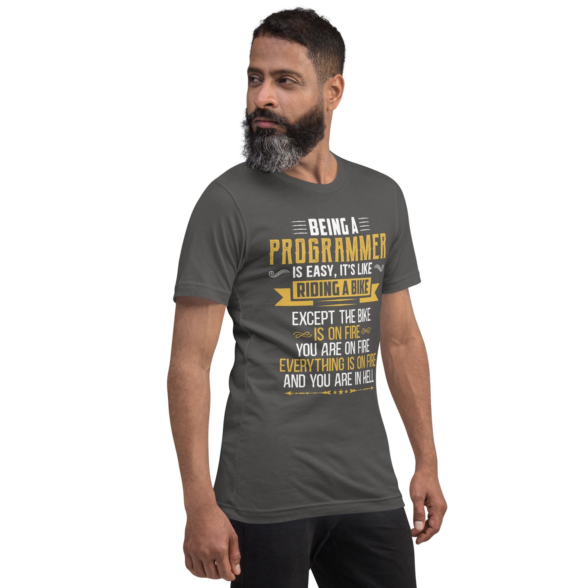 Being a Programmer is easy V2 - Unisex t-shirt by DarkByteGear