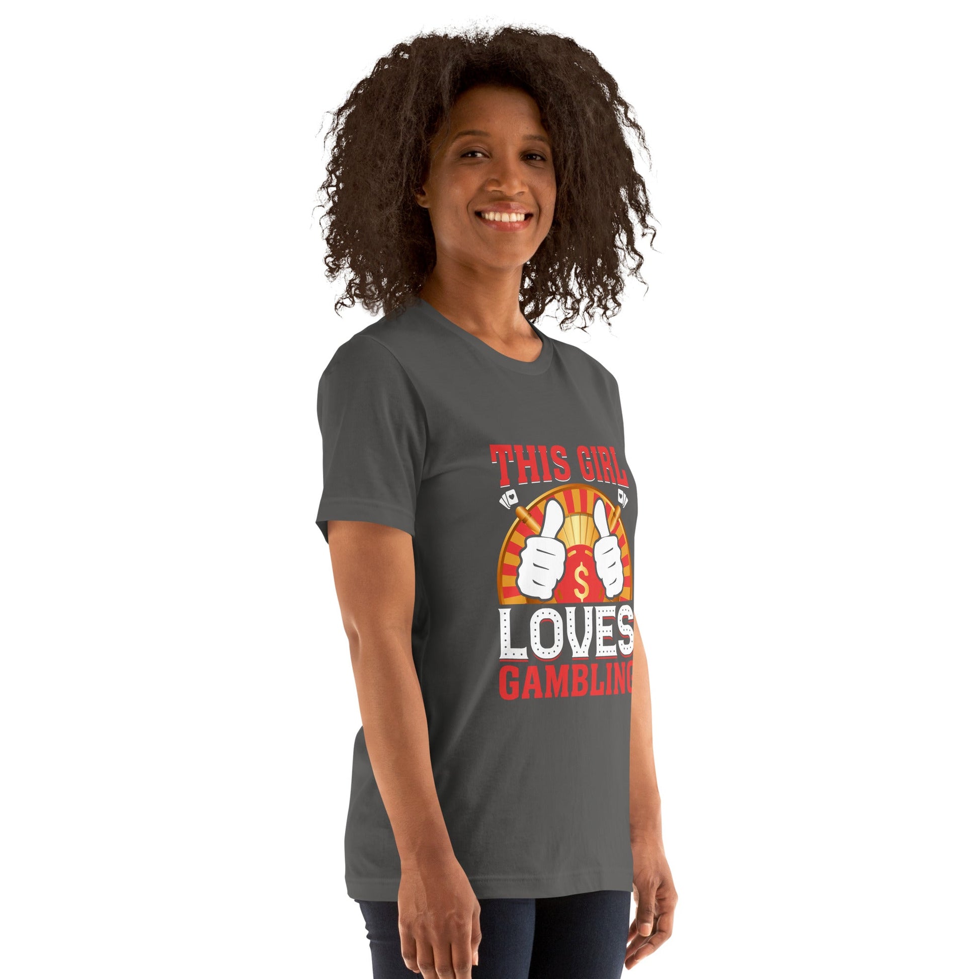 This Girl Loves Gambling - Unisex t-shirt by DarkByteGear