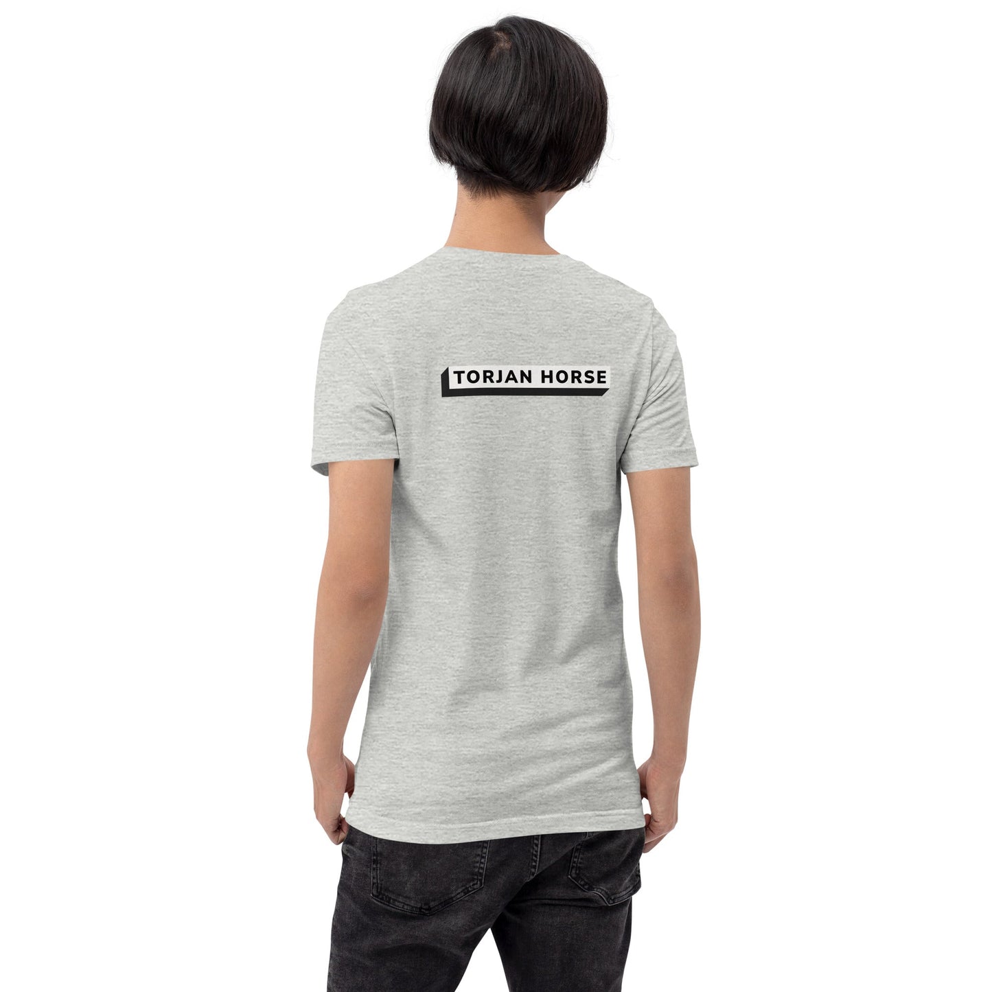 Trojan Horse - Unisex t-shirt (back print) by DarkByteGear