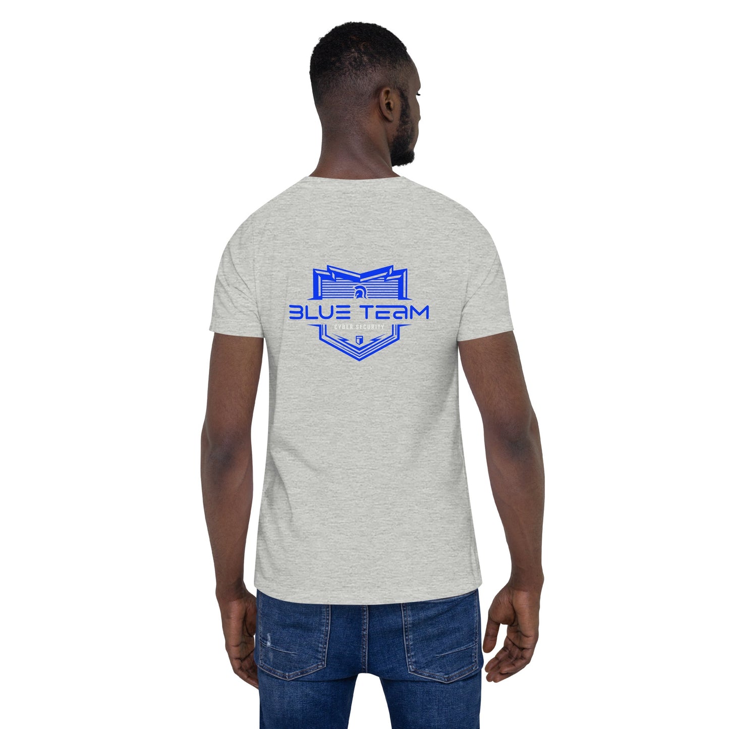 Cyber Security Blue Team V15 - Unisex t-shirt ( Back Print ) by DarkByteGear