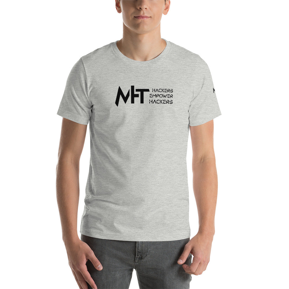 MHT - hackers empower hackers - Short-sleeve unisex t-shirt by DarkByteGear