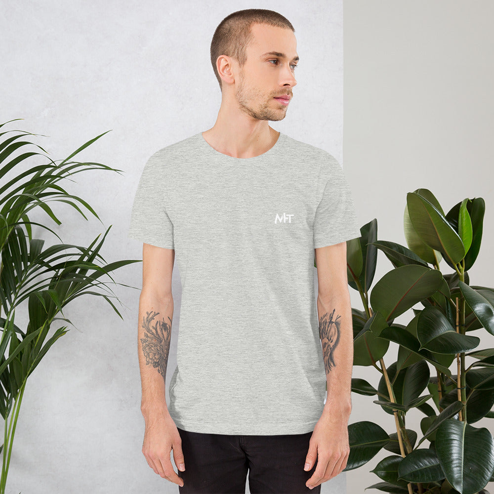 Hello world - Unisex t-shirt (back print) by DarkByteGear