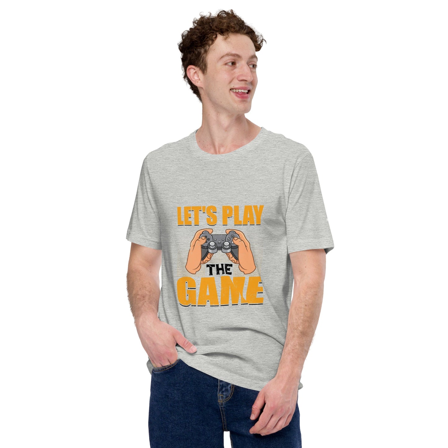 Let's Play the Game in Dark Text - Unisex t-shirt by DarkByteGear
