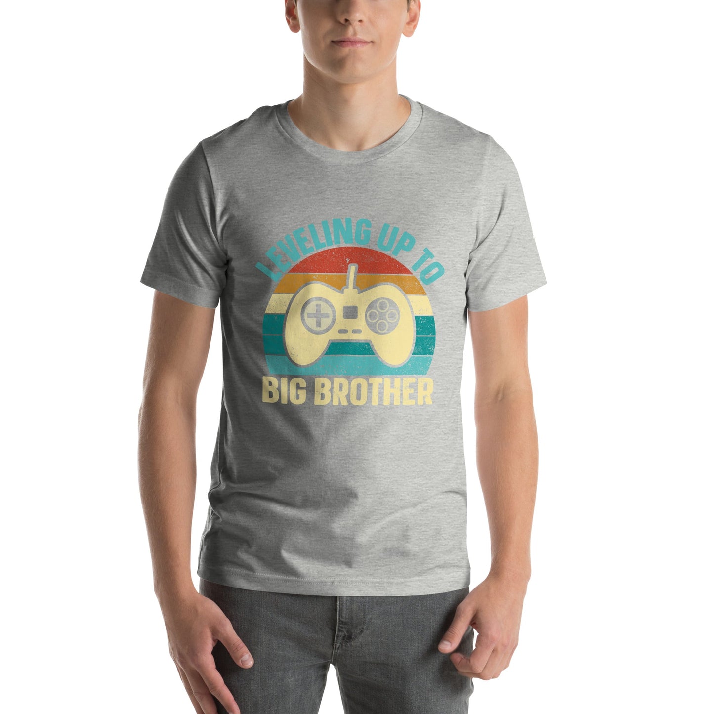 Levelling up to Big Brother V2 in Darker Shade - Unisex t-shirt by DarkByteGear