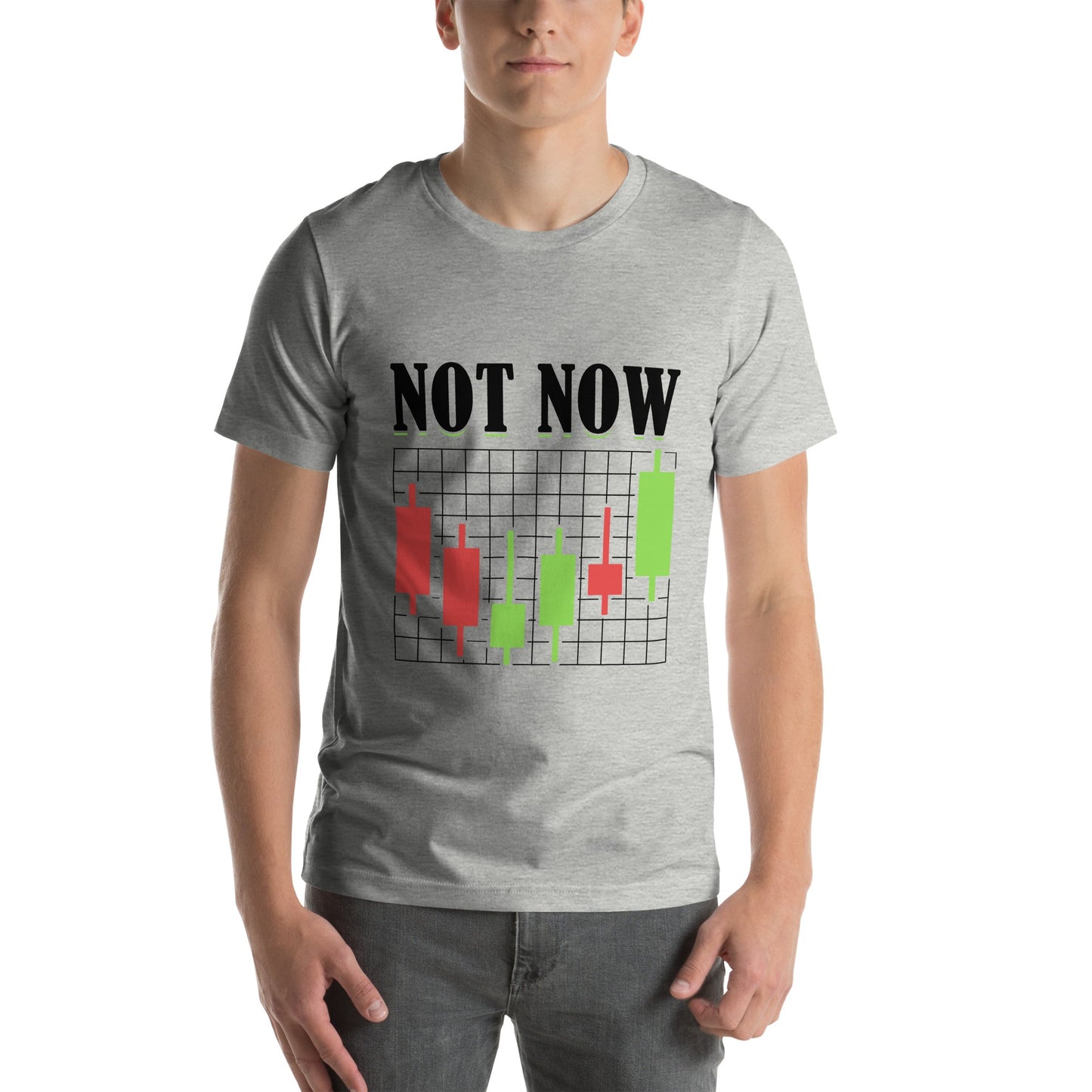 Not Now in Dark Text - Unisex t-shirt by DarkByteGear