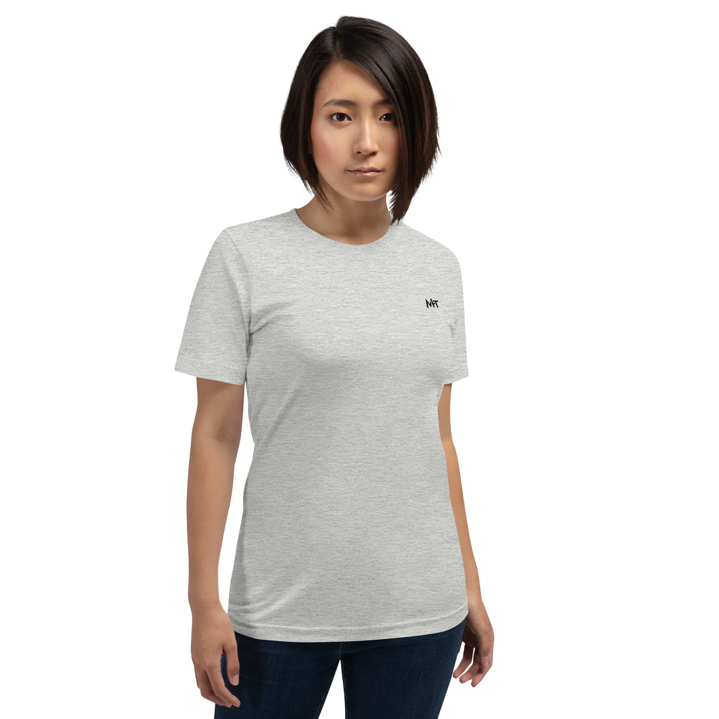 Levelling up to Big Sister for light color - Unisex t-shirt ( Back Print ) by DarkByteGear