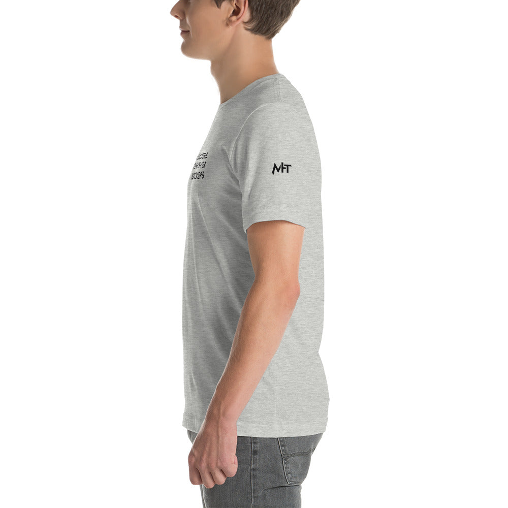 MHT - hackers empower hackers - Short-sleeve unisex t-shirt by DarkByteGear