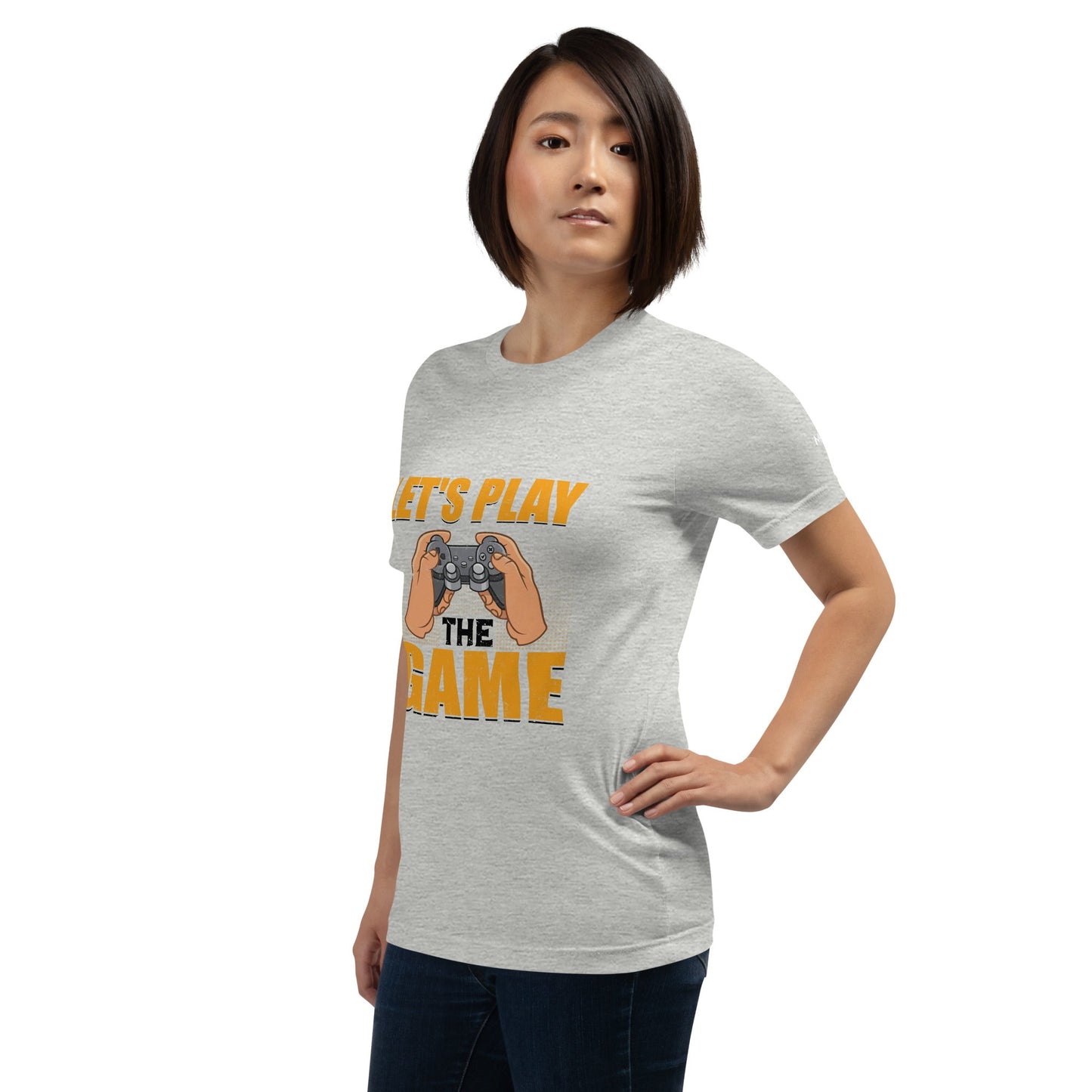 Let's Play the Game in Dark Text - Unisex t-shirt by DarkByteGear